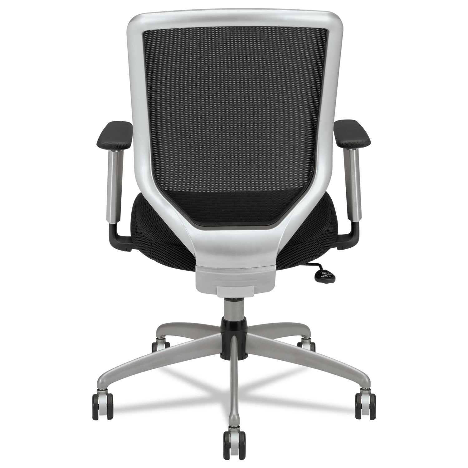 Boda Series High-Back Work Chair, Padded Mesh Seat, Mesh Back, Black