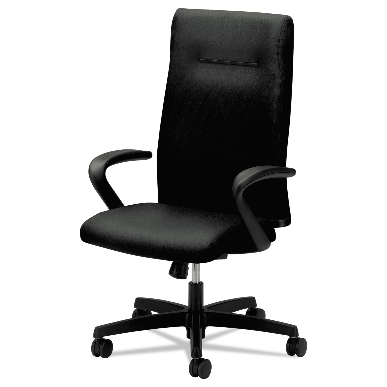 Ignition Series Executive High-Back Chair, Black Fabric Upholstery