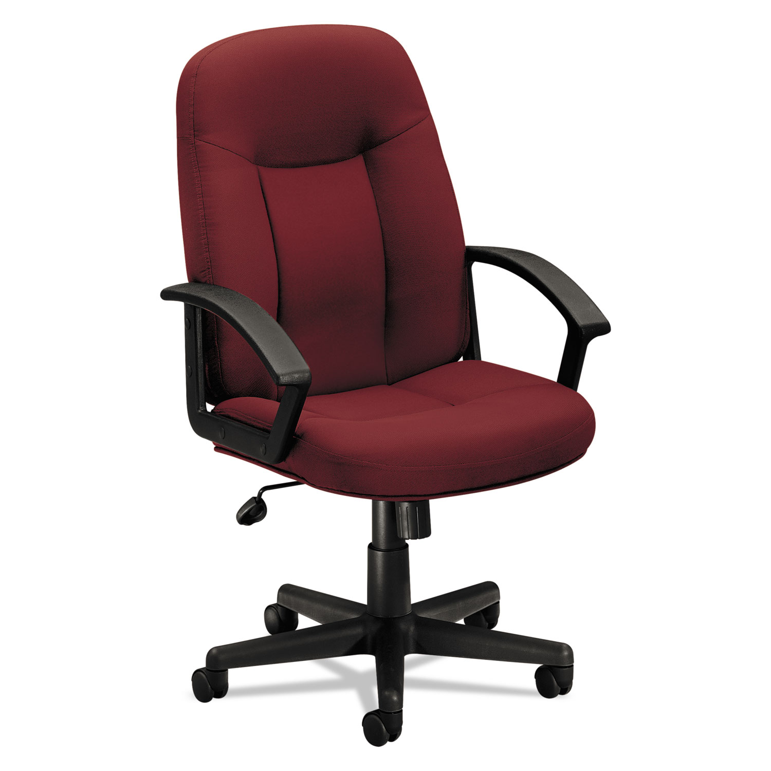  HON HVL601.VA62 HVL601 Series Executive High-Back Chair, Supports up to 250 lbs., Burgundy Seat/Burgundy Back, Black Base (BSXVL601VA62) 