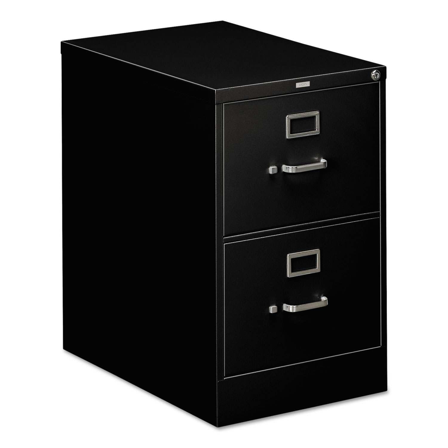 310 Series Two-Drawer, Full-Suspension File, Legal, 26-1/2d, Black