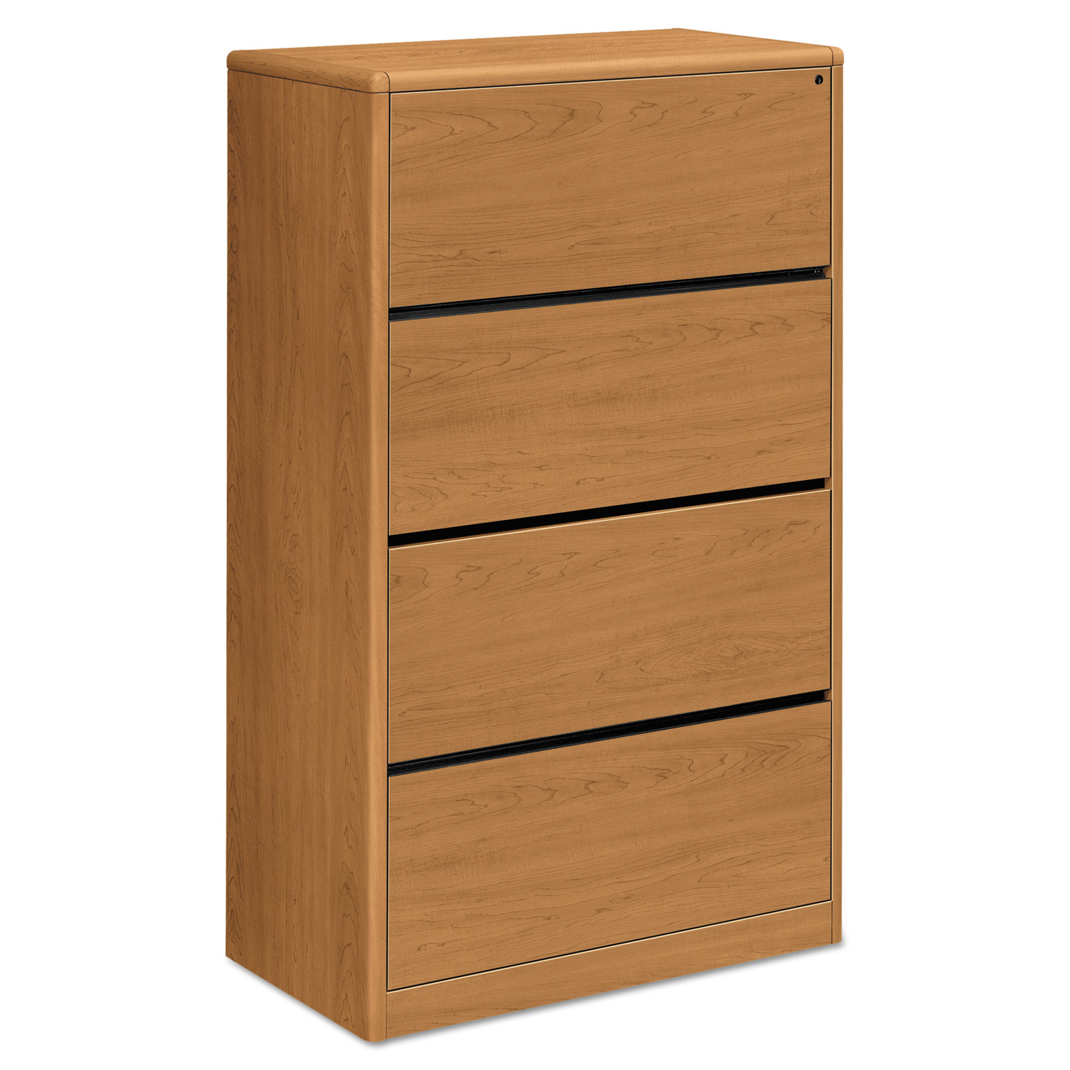 10700 Series Four Drawer Lateral File, 36w x 20d x 59 1/8h, Harvest
