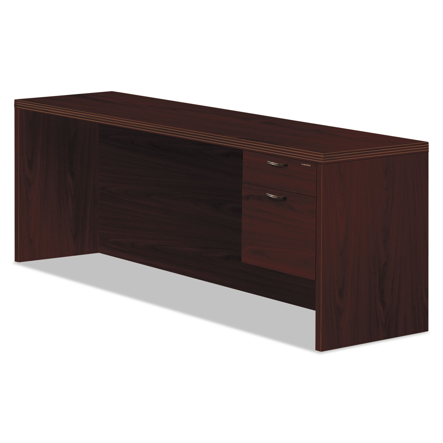 Valido 11500 Series Right Pedestal Credenza, 72w x 24d x 29-1/2h, Mahogany