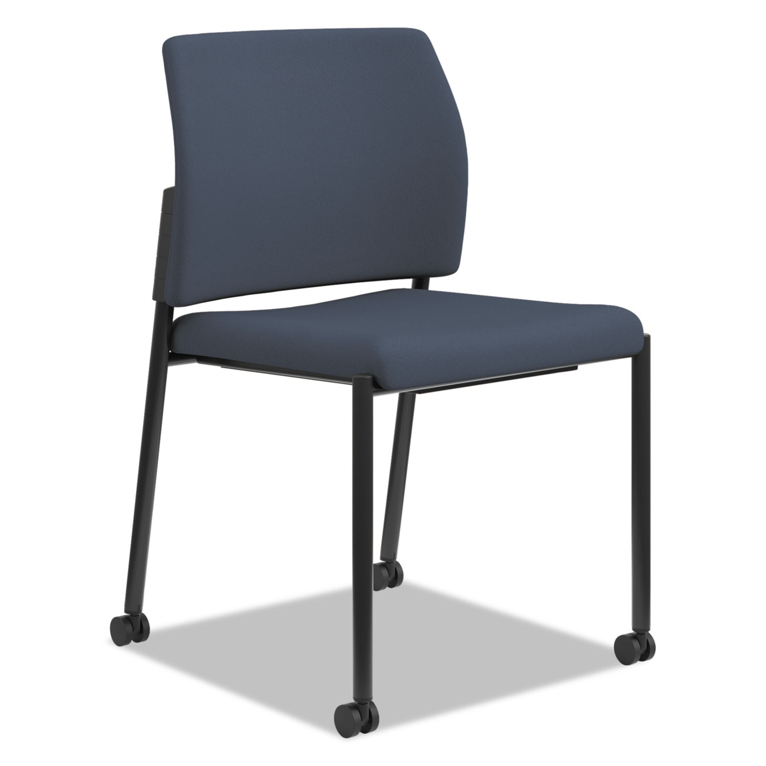 Accommodate™ Series Armless Guest Chair, Cerulean Fabric