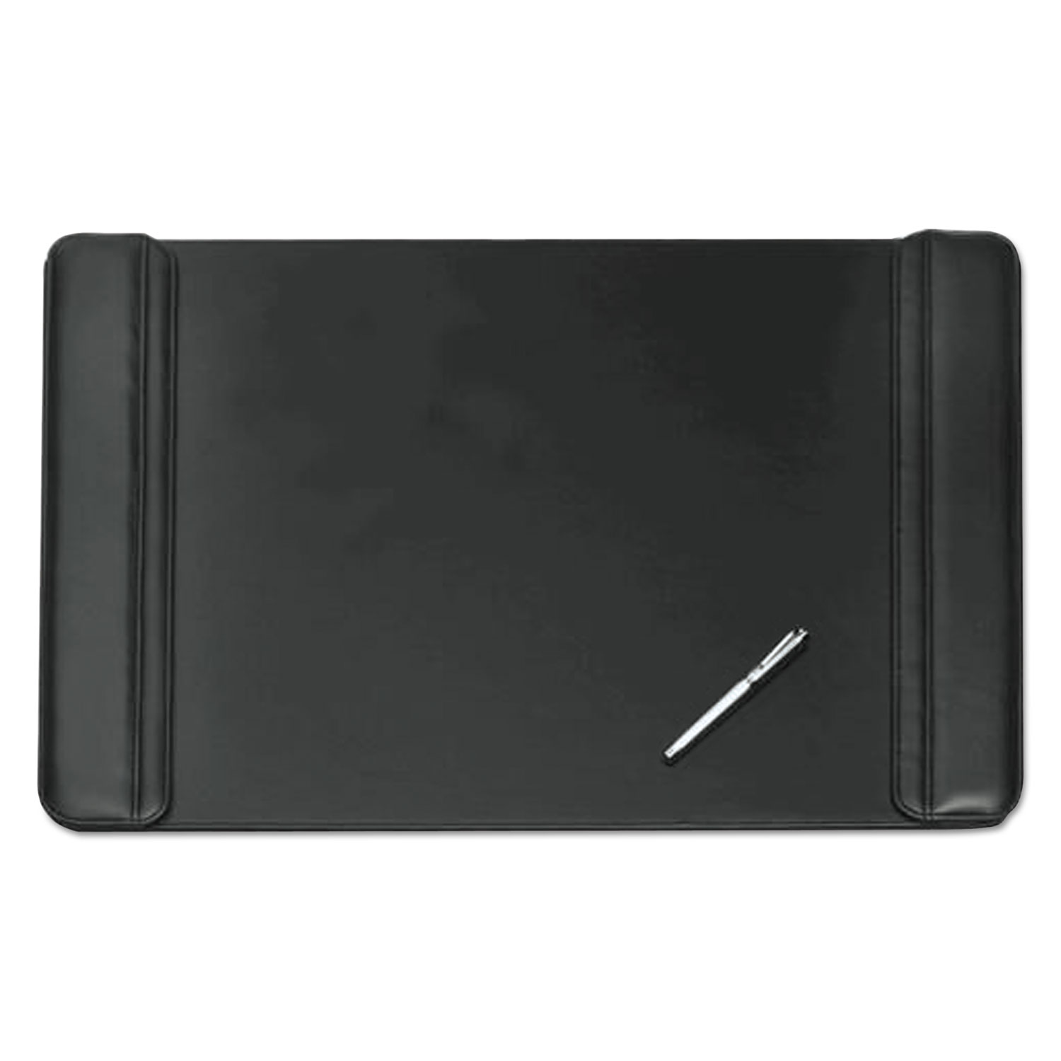  Artistic 5133-6-1 Sagamore Desk Pad w/Flip-Open Side Panels, 36 x 20, Black (AOP513361) 
