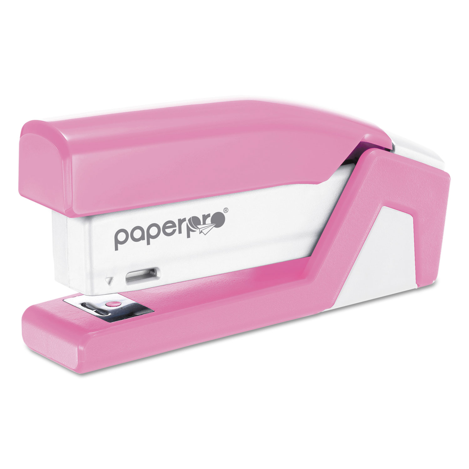  Bostitch PPR1588 InCourage Spring-Powered Compact Stapler, 20-Sheet Capacity, Pink/White (ACI1588) 