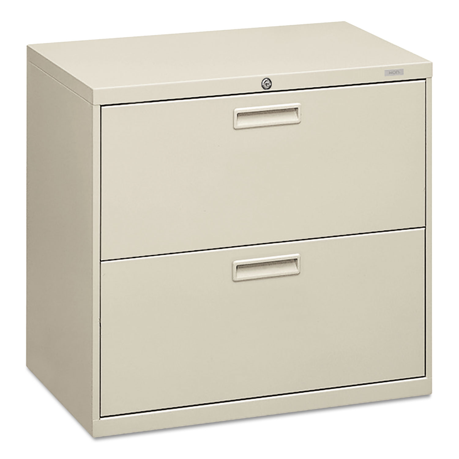 500 Series Two-Drawer Lateral File, 30w x 19-1/4d x 28-3/8h, Light Gray