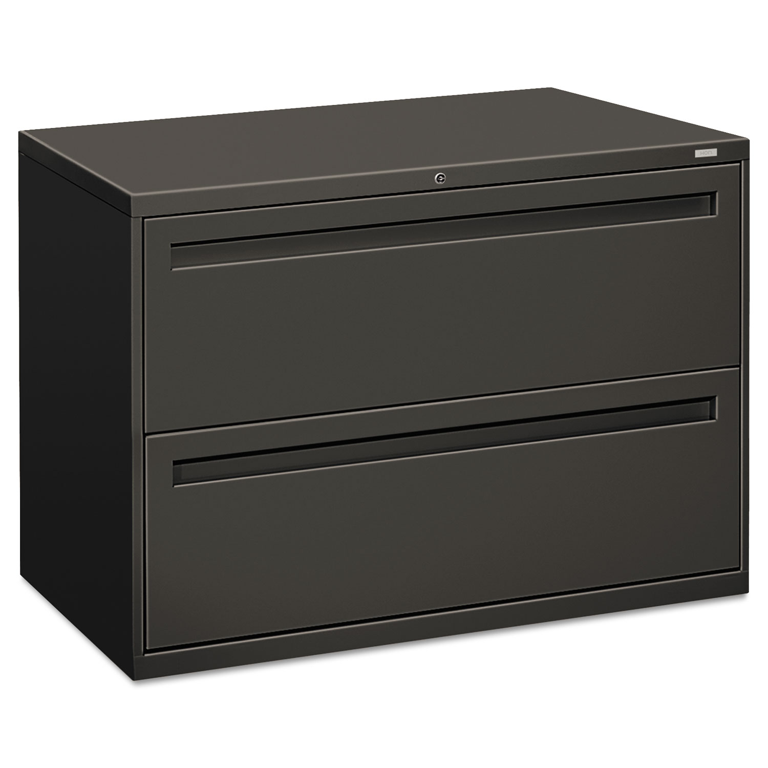  HON H792.L.S 700 Series Two-Drawer Lateral File, 42w x 18d x 28h, Charcoal (HON792LS) 