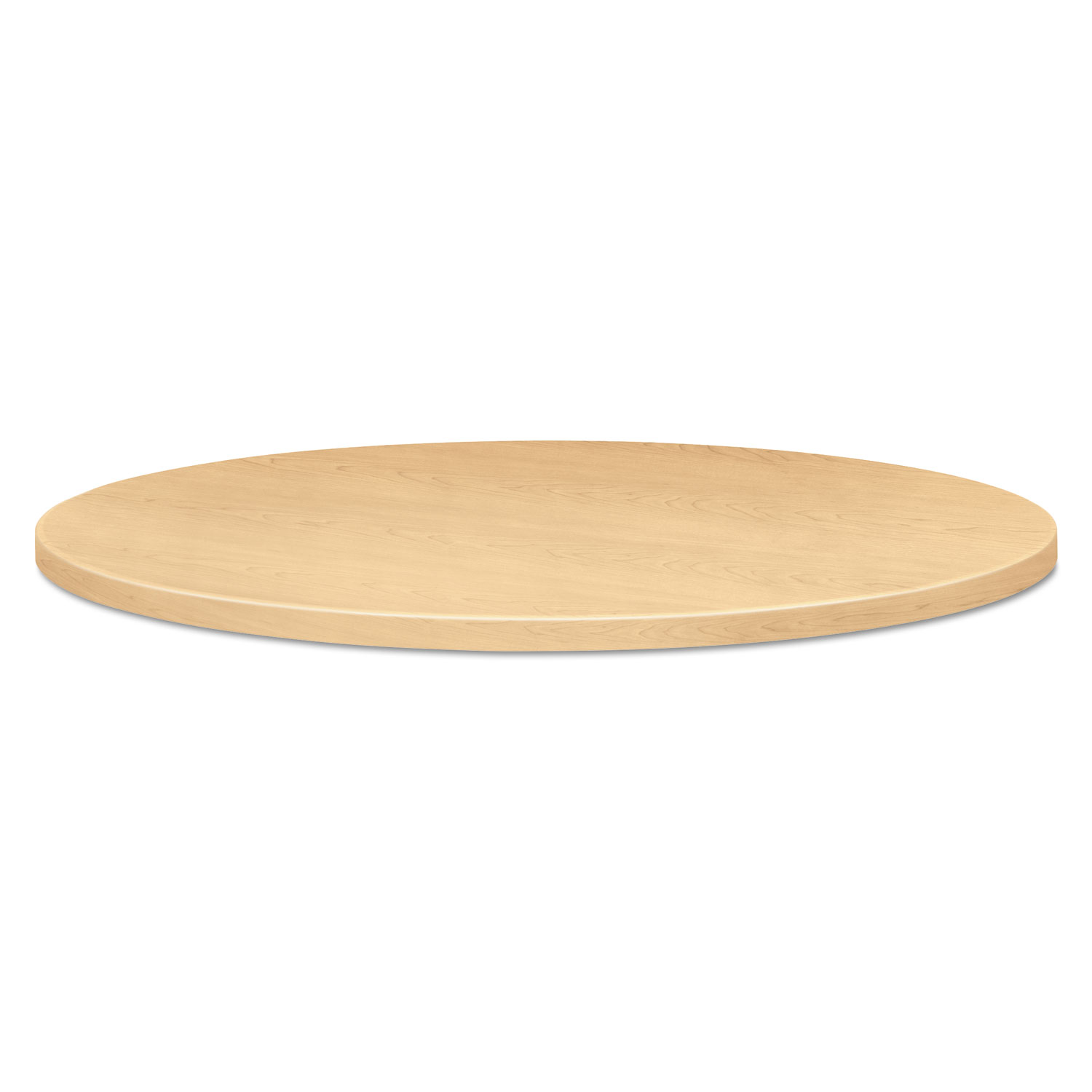 Self-Edge Round Hospitality Table Top, 42 Diameter, Natural Maple