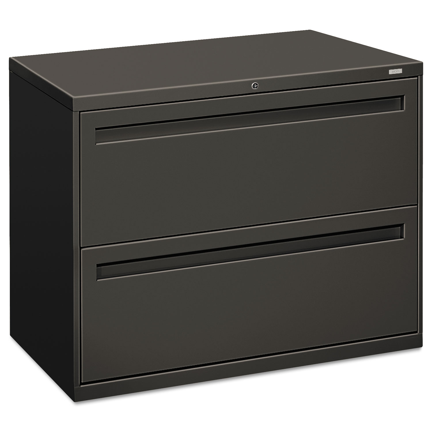  HON H782.L.S 700 Series Two-Drawer Lateral File, 36w x 18d x 28h, Charcoal (HON782LS) 