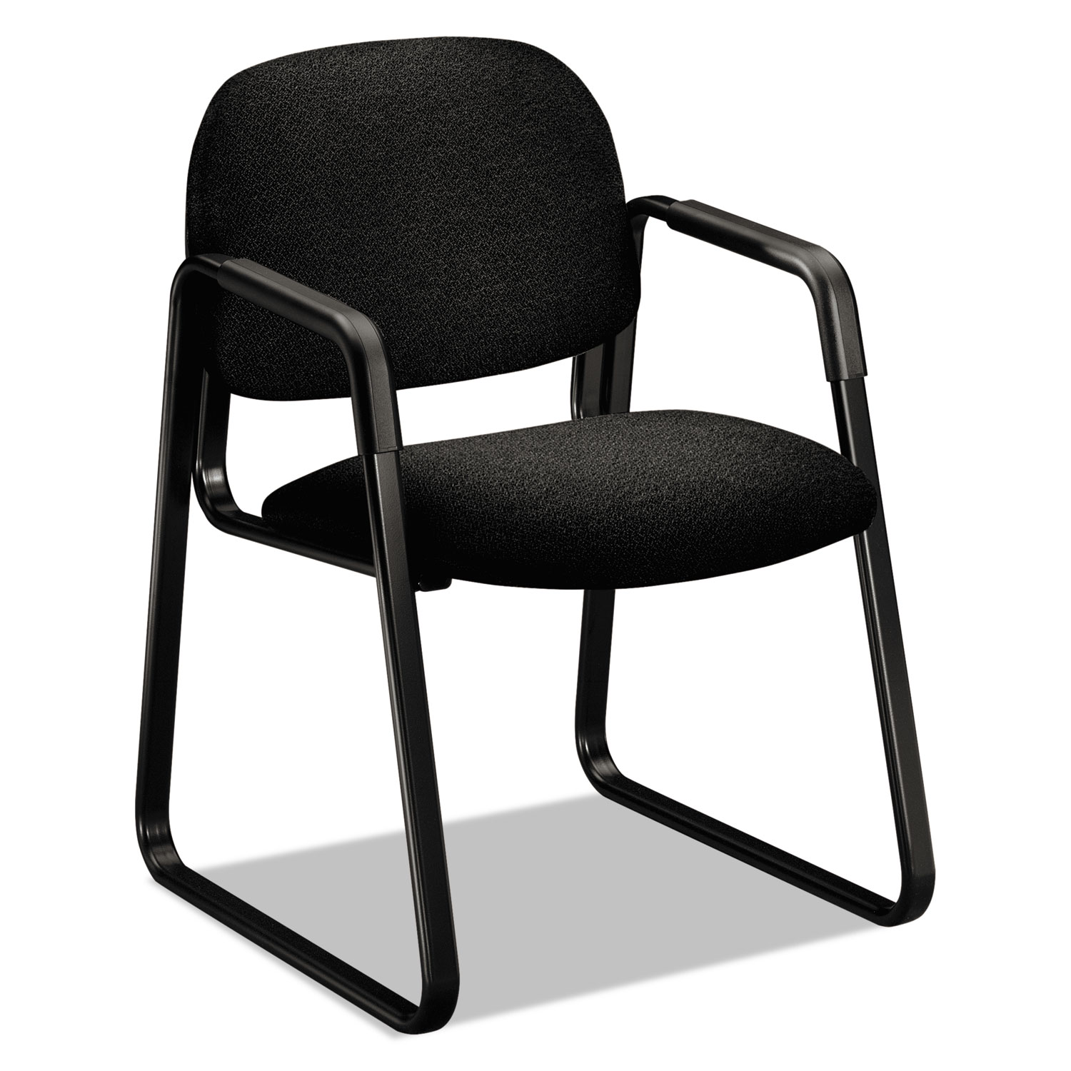 Solutions 4000 Series Seating Sled Base Guest Chair, Black