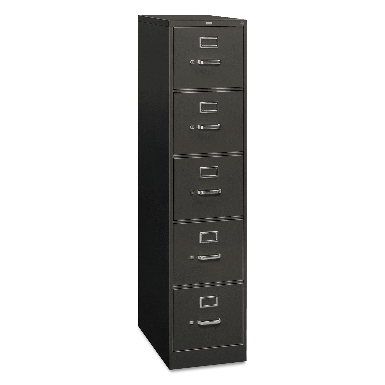  HON H315.P.S 310 Series Five-Drawer Full-Suspension File, Letter, 15w x 26.5d x 60h, Charcoal (HON315PS) 