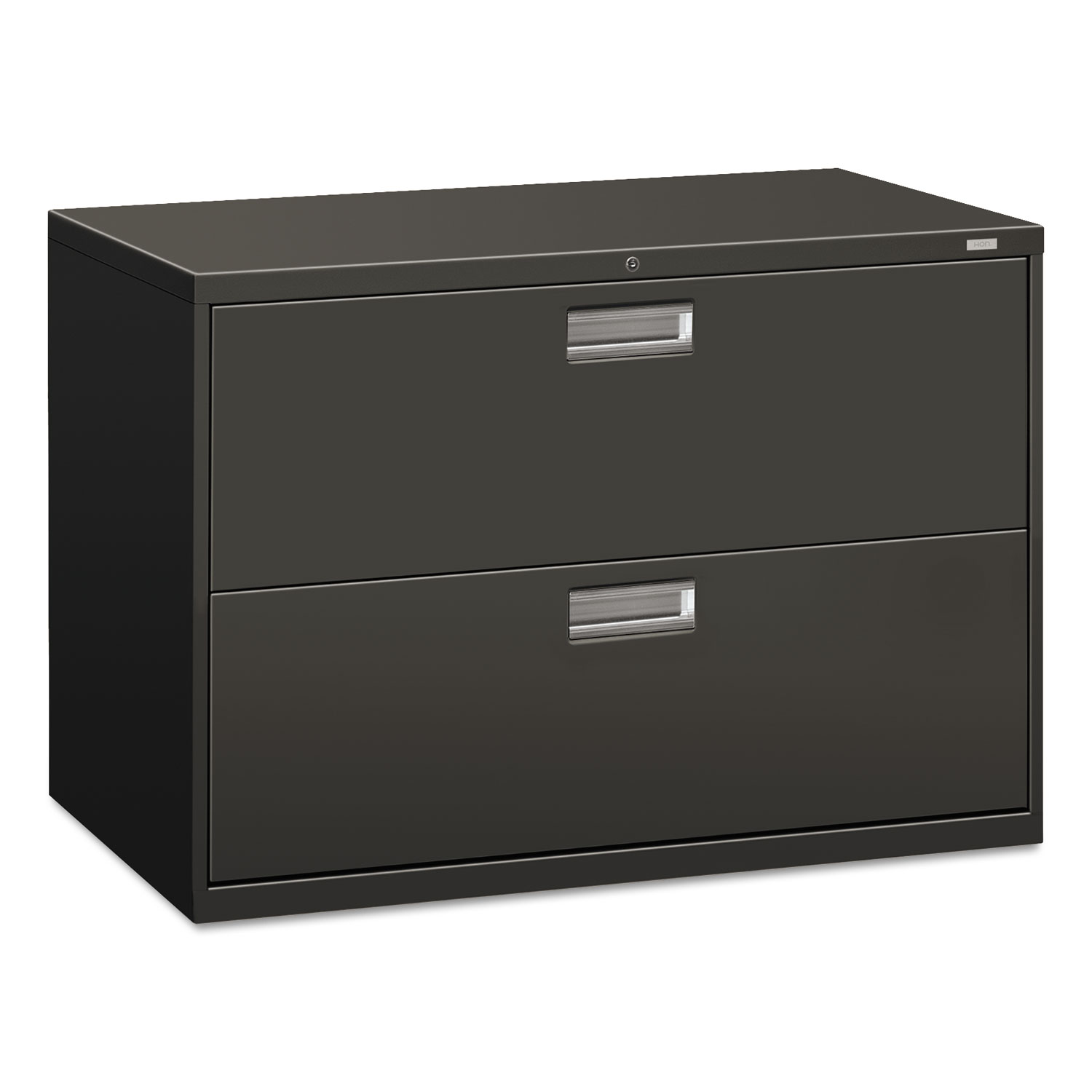  HON H692.L.S 600 Series Two-Drawer Lateral File, 42w x 18d x 28h, Charcoal (HON692LS) 