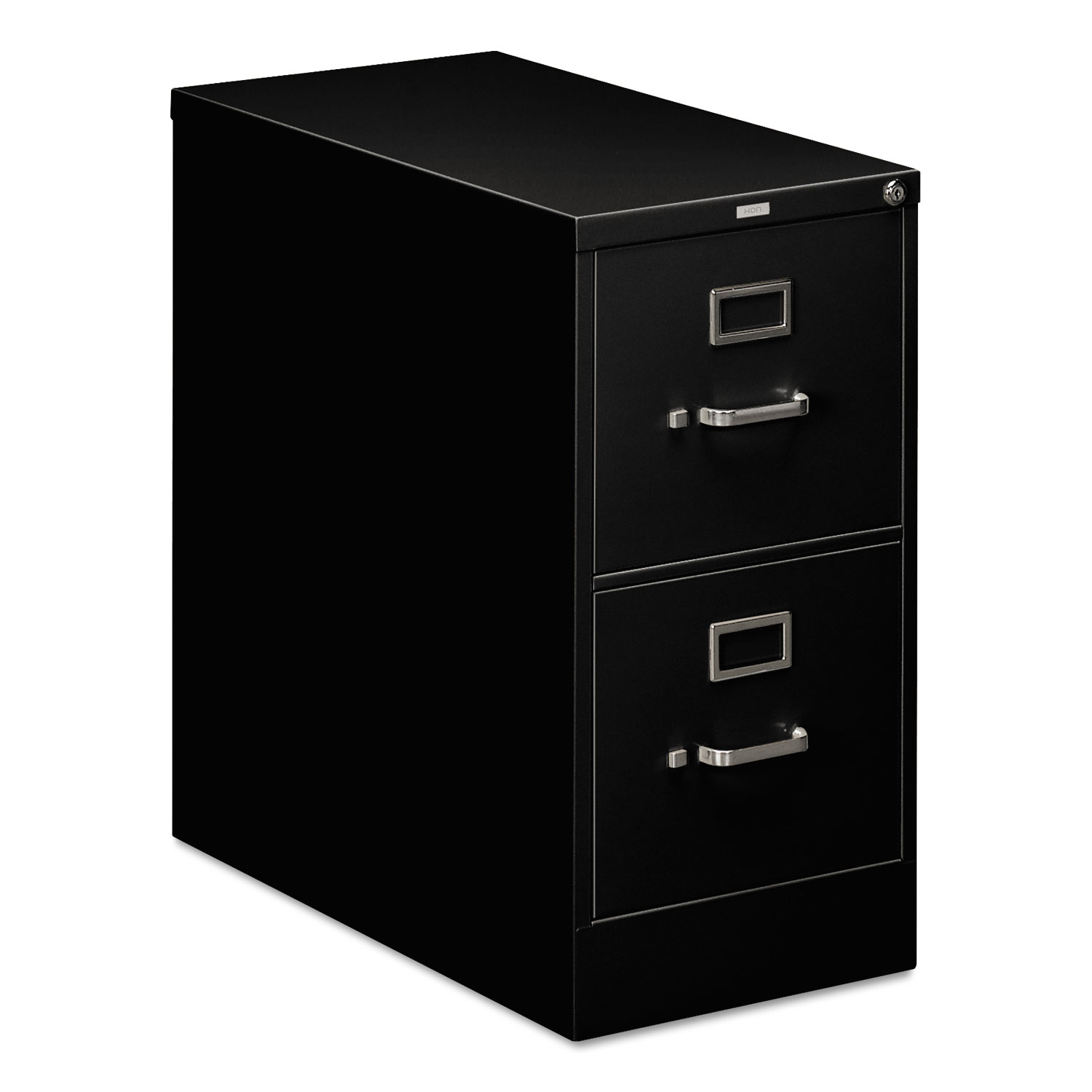 210 Series Two-Drawer, Full-Suspension File, Letter, 28-1/2d, Black