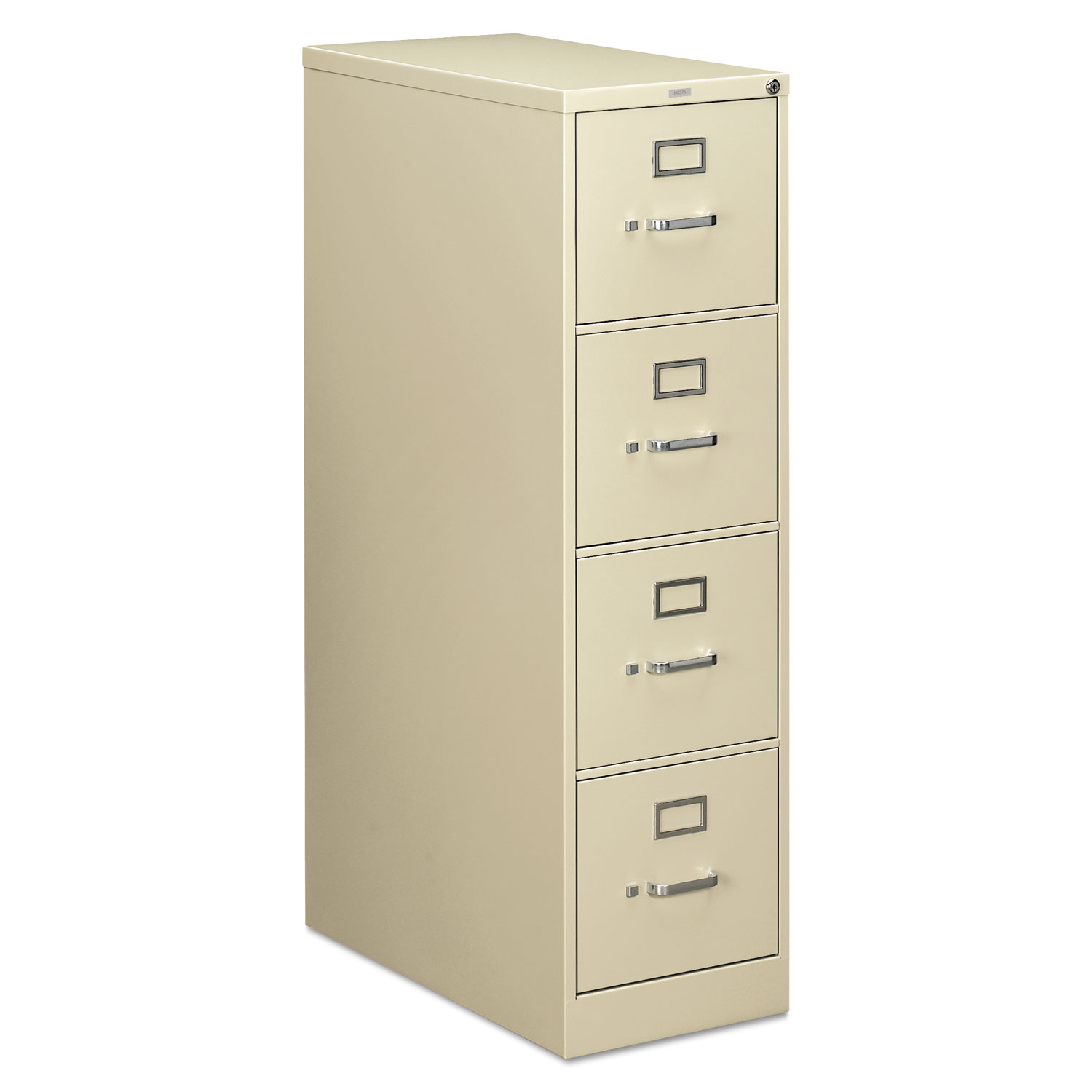 210 Series Four-Drawer, Full-Suspension File, Letter, 28-1/2d, Putty