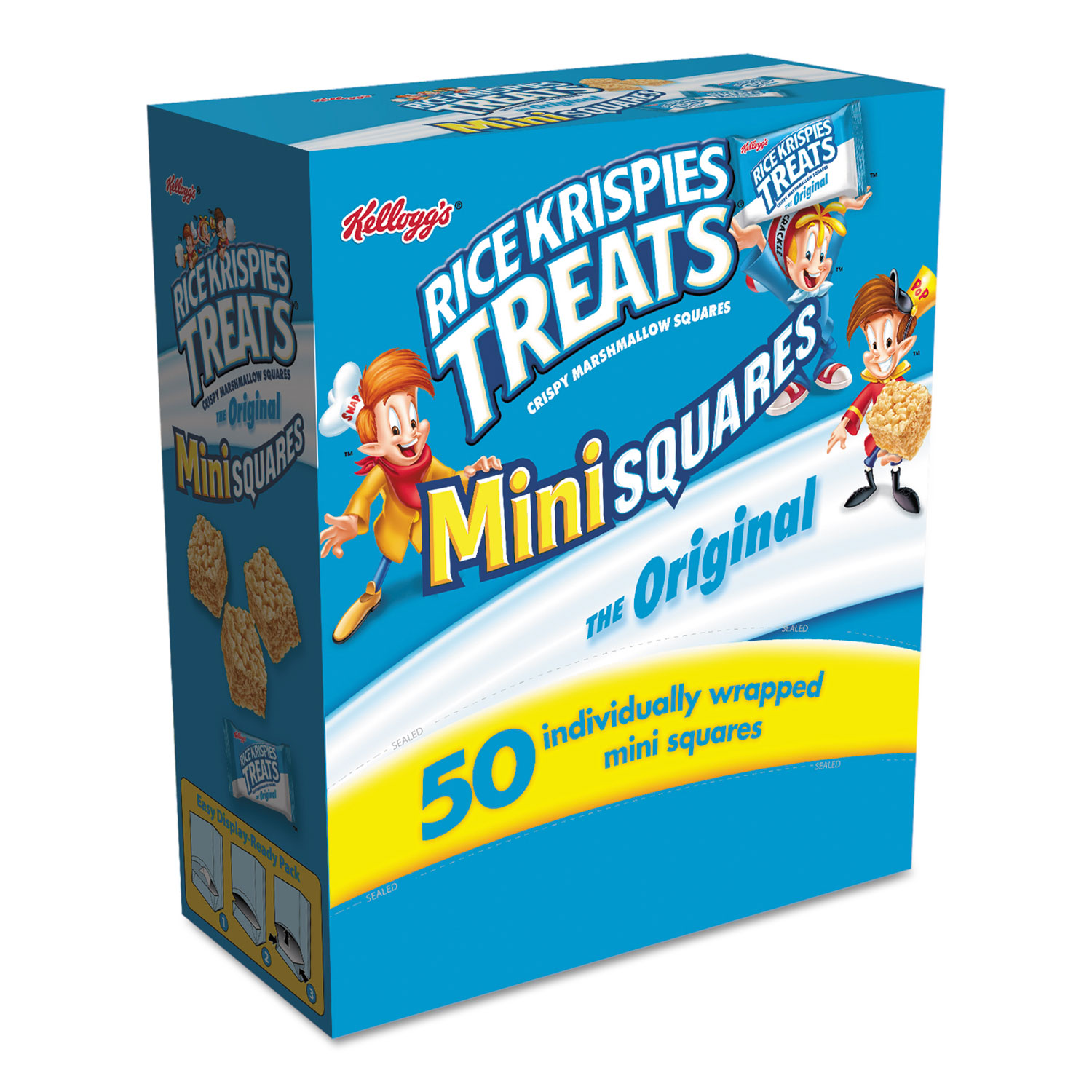 Rice Krispies Treats, Mini Squares, 0.39 oz, 50/Box