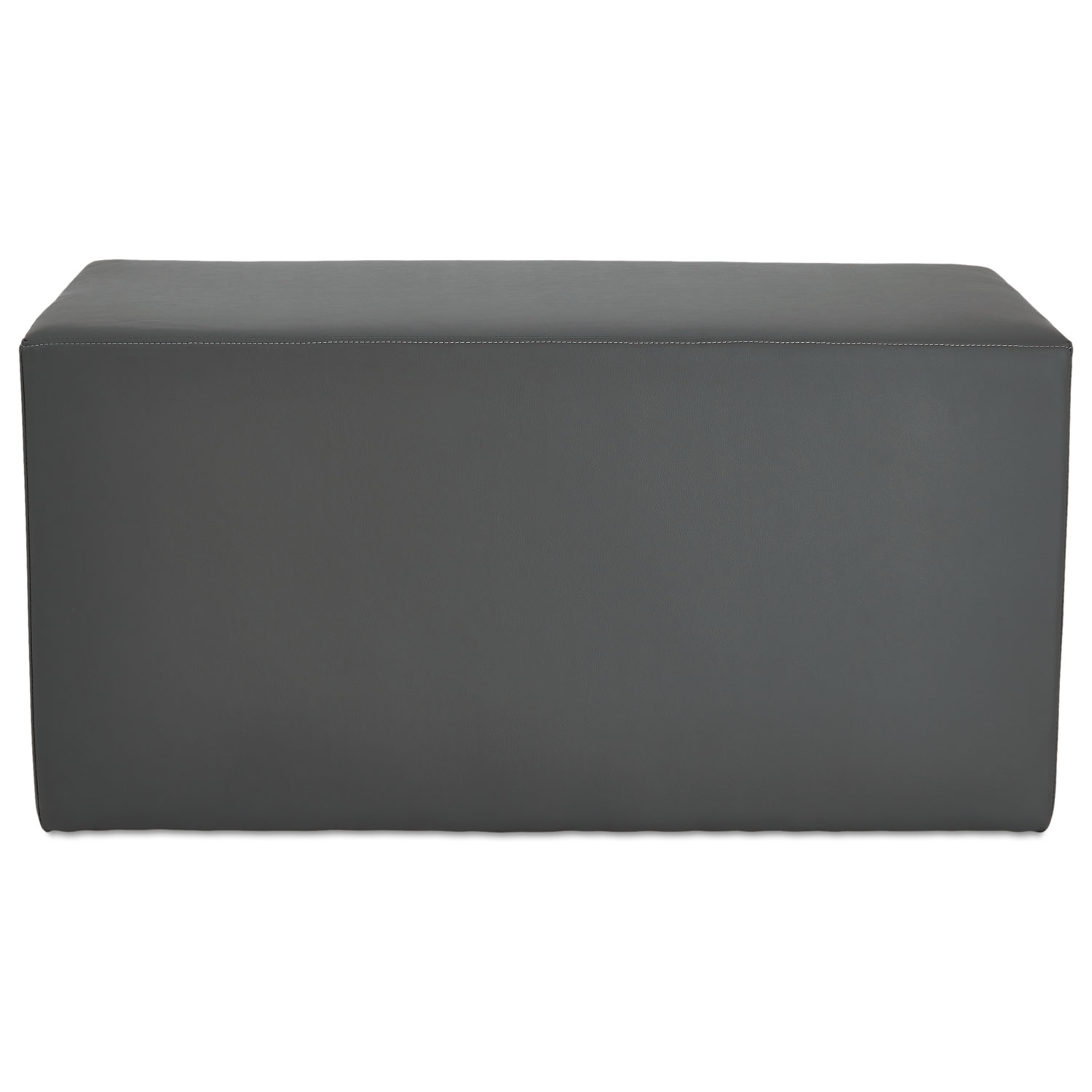 Alera WE Series Collaboration Seating, Rectangle Bench, 36 x 18 x 18, Slate