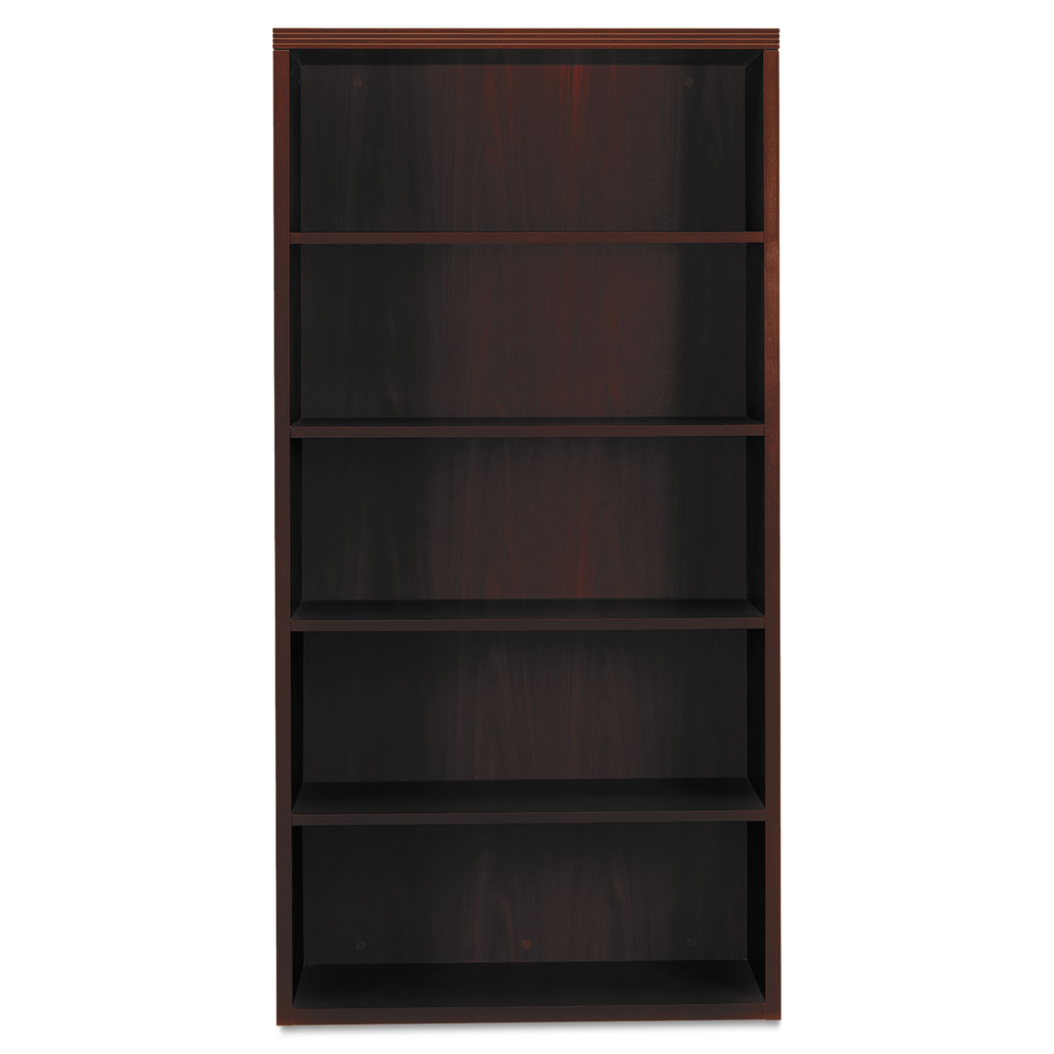 Valido 11500 Series Bookcase, Five-Shelf, 36w x 13-1/8d x 71h, Mahogany