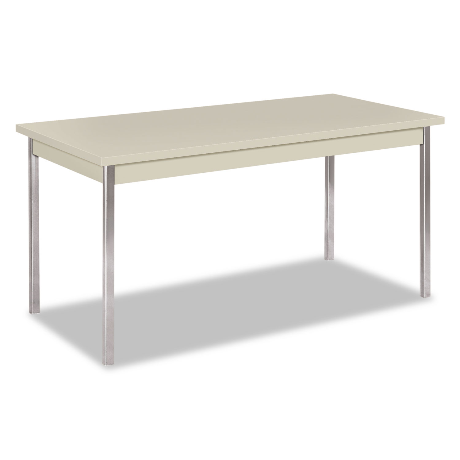  HON HUTM3060.LOFT.LOFT.CHR Utility Table, Rectangular, 60w x 30d x 29h, Light Gray (HONUTM3060LOLOC) 