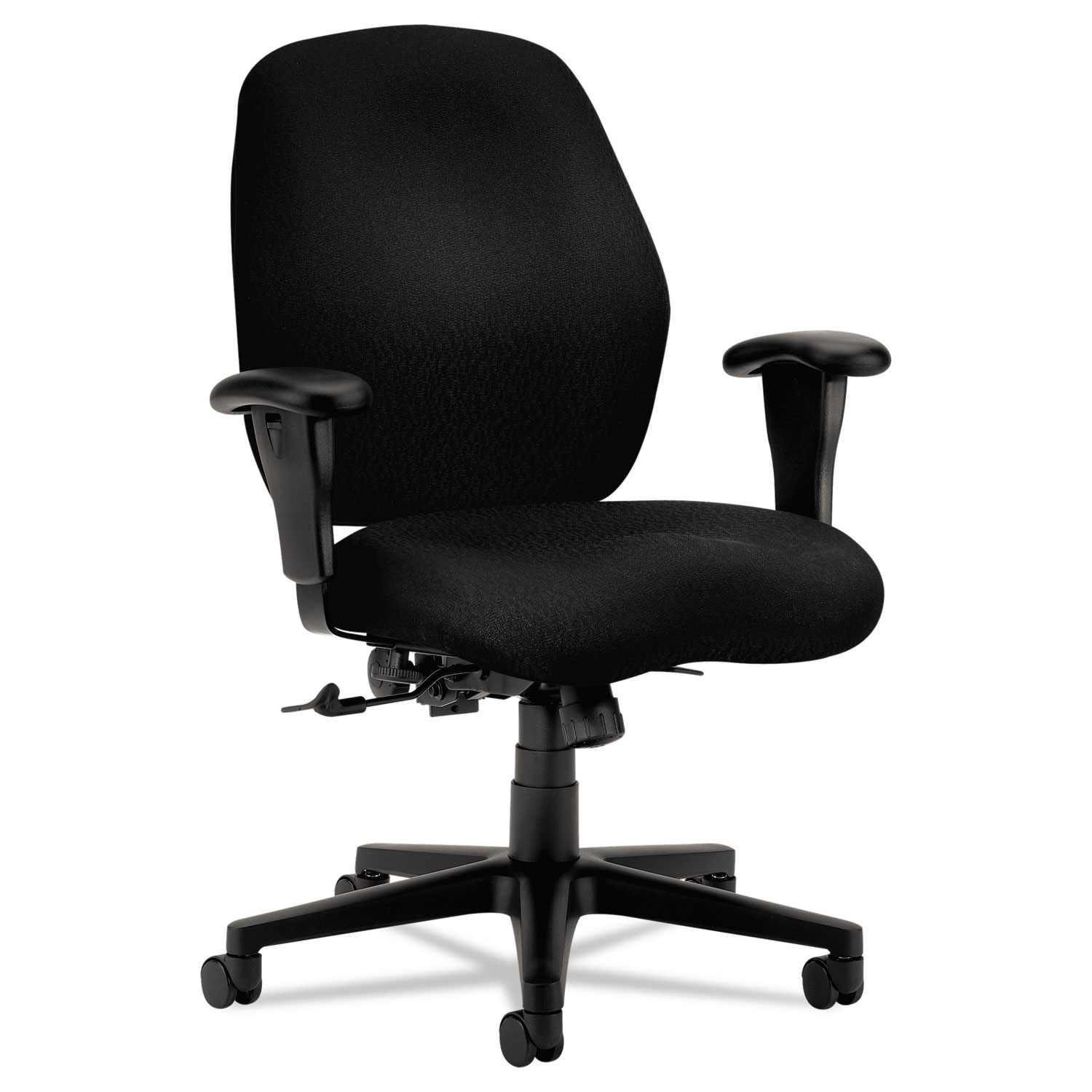 7800 Series Mid-Back Task Chair, Tectonic Black