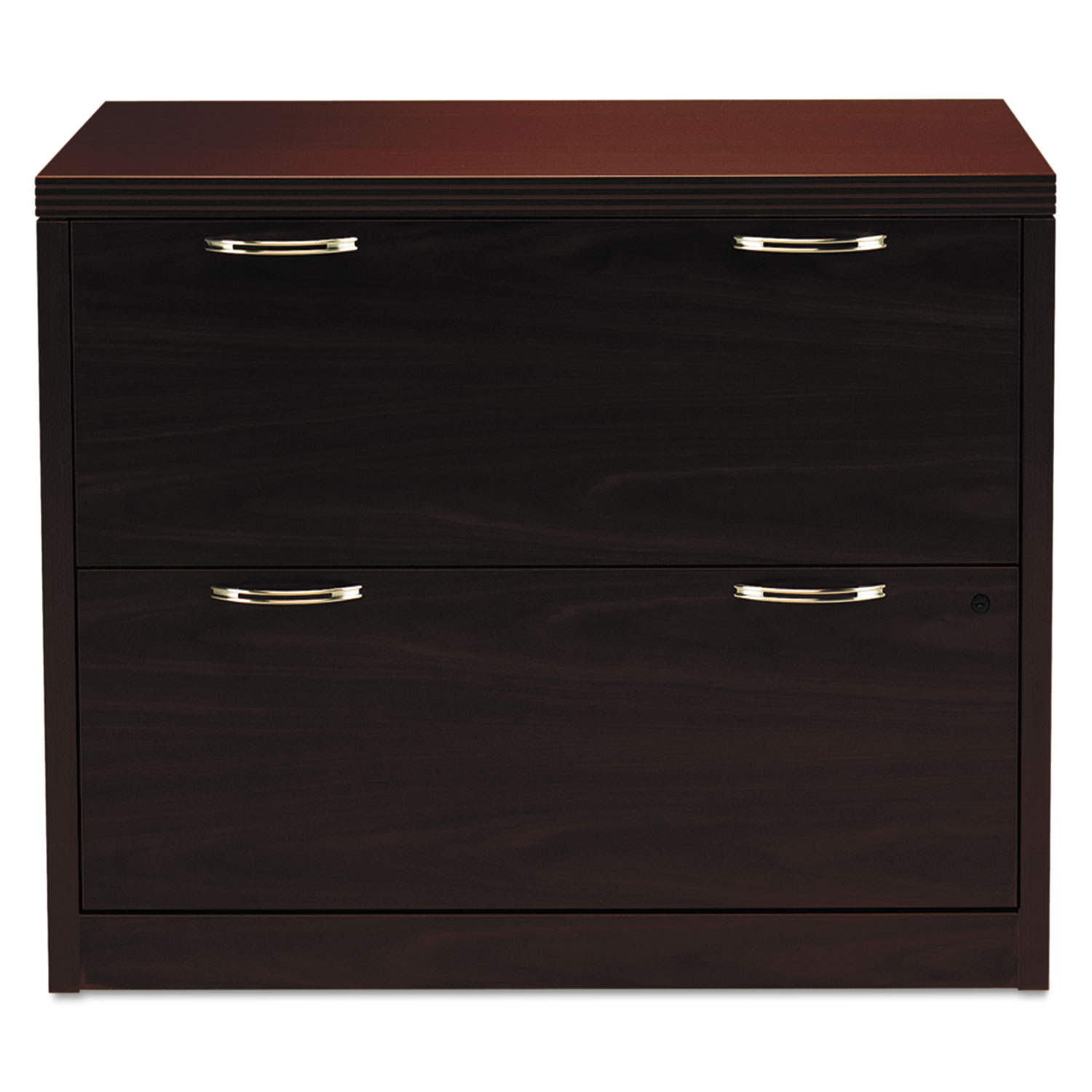 Valido 11500 Series Two-Drawer Lateral File, 36w x 20d x 29 1/2h, Mahogany