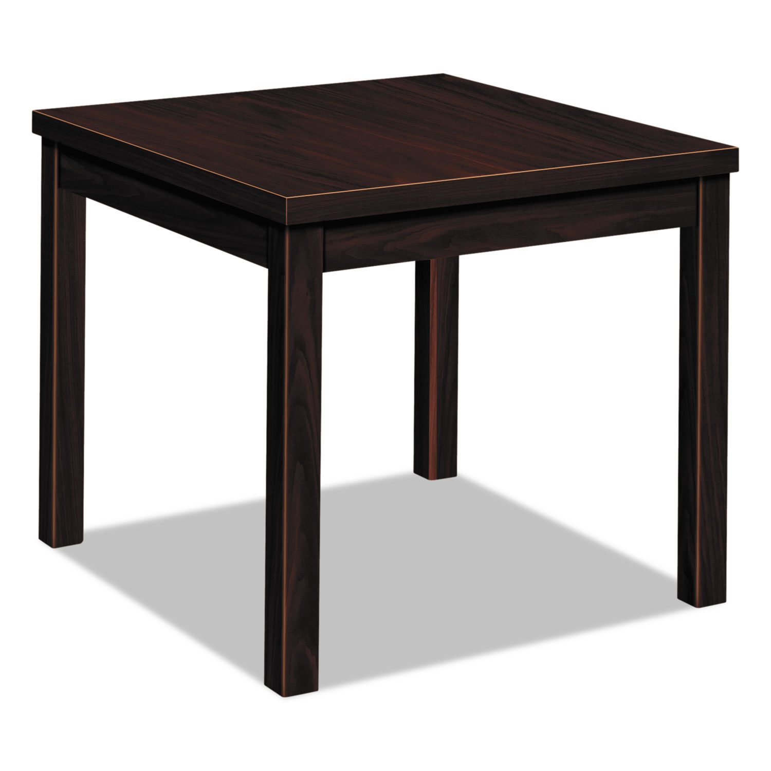  HON H80192.NN Laminate Occasional Table, Square, 24w x 24d x 20h, Mahogany (HON80192NN) 