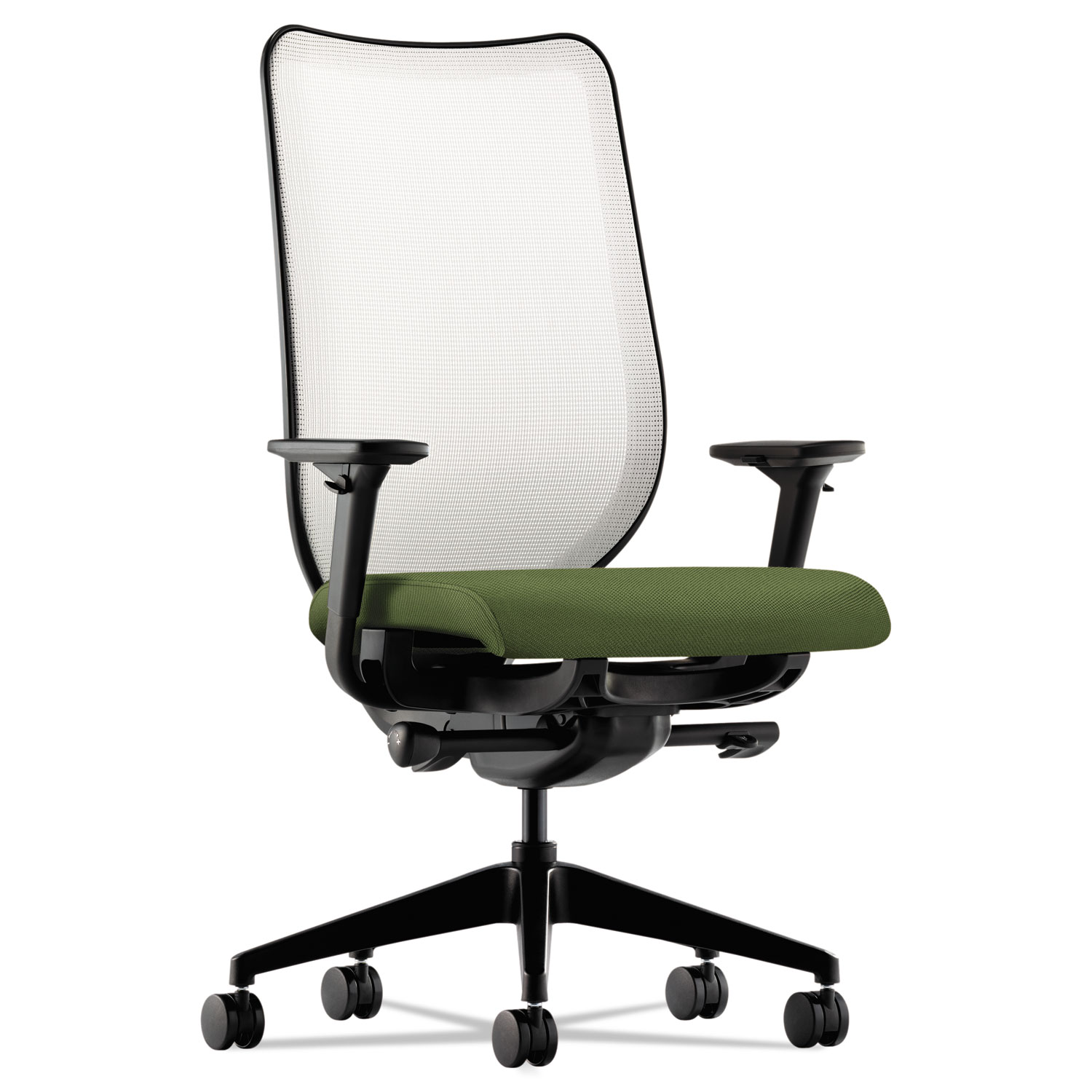 Nucleus Series Work Chair, Fog ilira-stretch M4 Back, Clover Seat