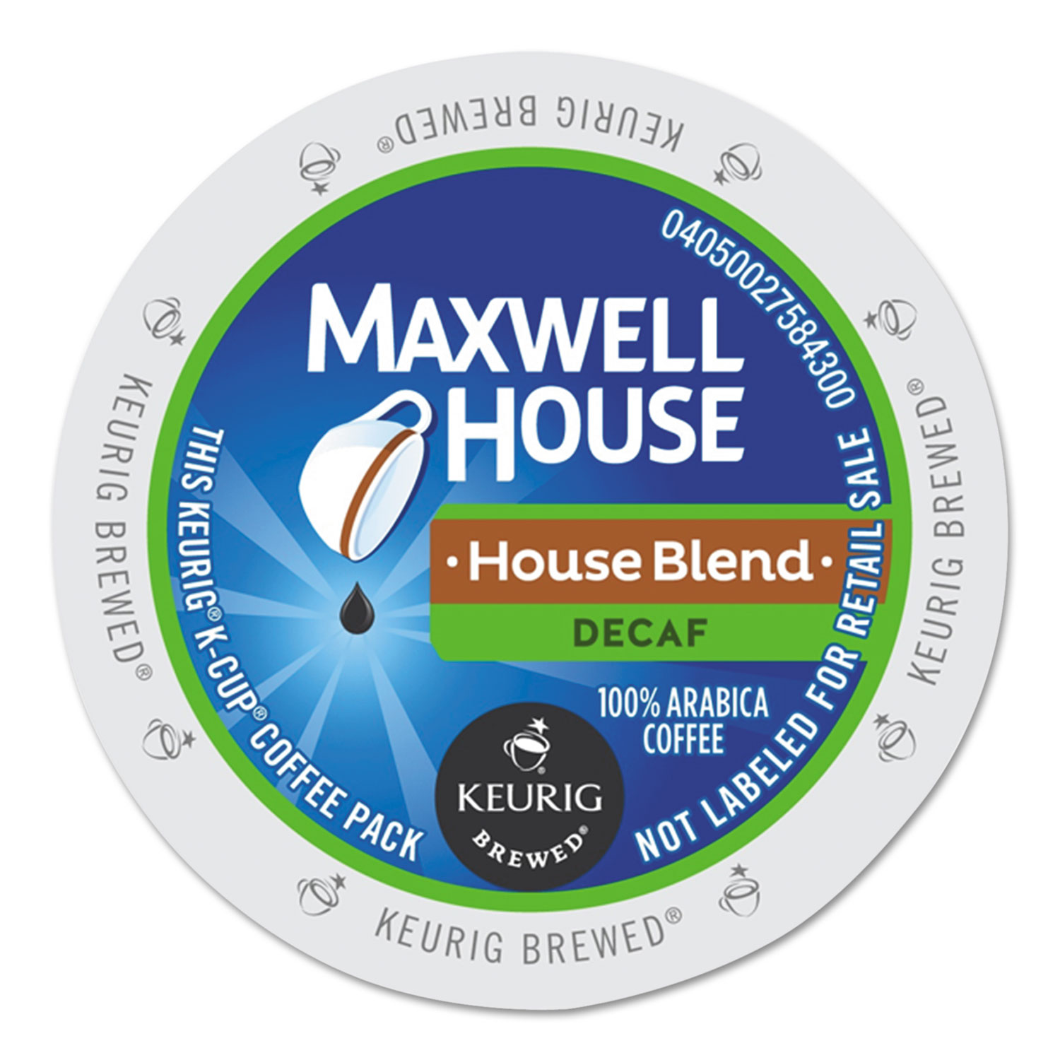  Maxwell House 5462 House Blend Decaf K-Cups, 96/Carton (GMT5462CT) 