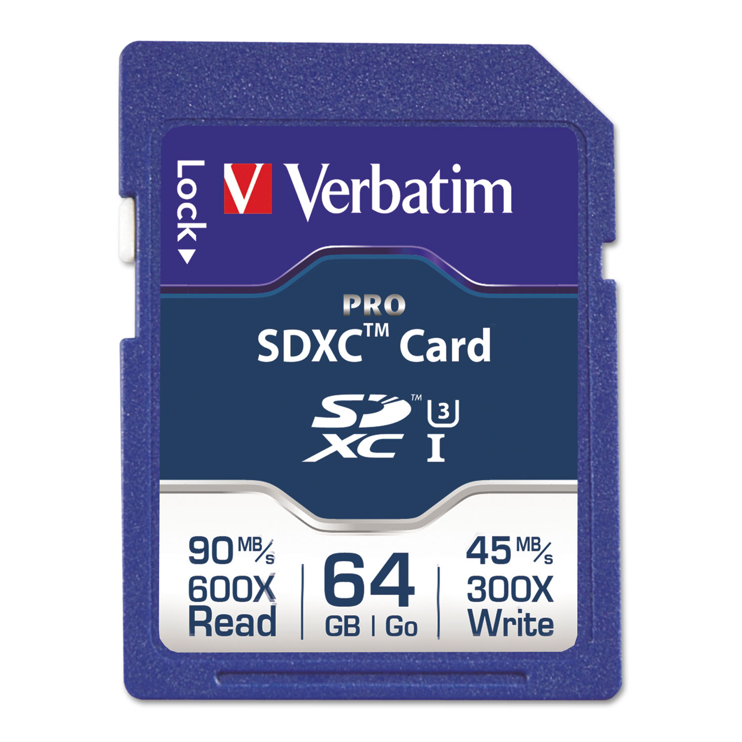SDXC Memory Card, Class 10 UHS-1, 64GB, 600X Transfer Speed