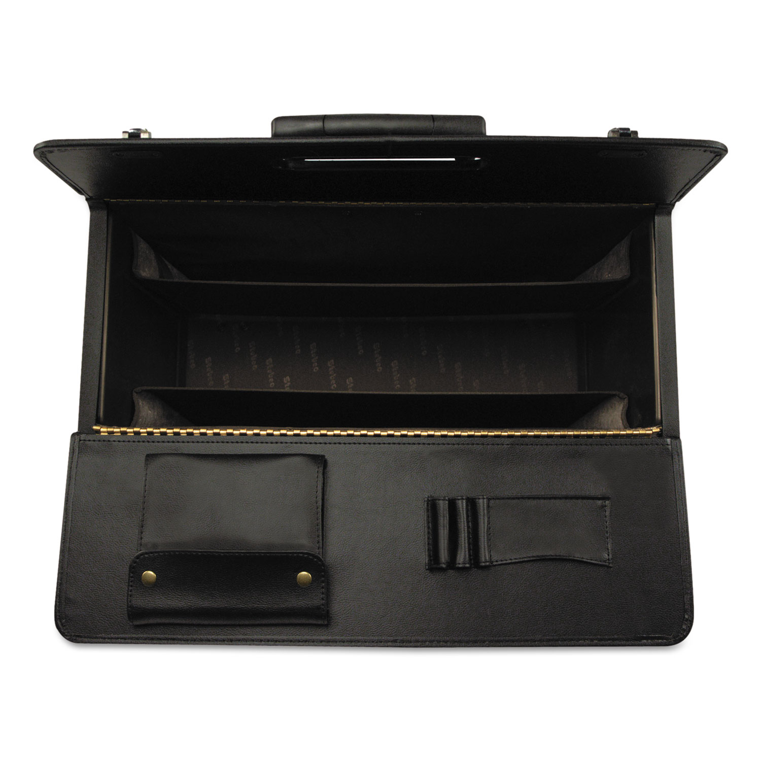STEBCO Collection Tufide Rolling Catalog Case, 22 1/4 x 9 x 13 1/2, Black