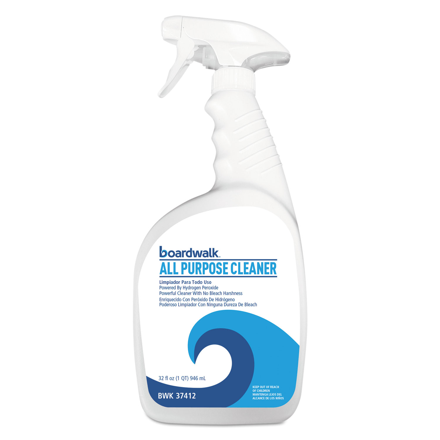 Natural Multi-Purpose Hydrogen Peroxide Cleaner, 32 oz Spray Bottle, 12/Ctn