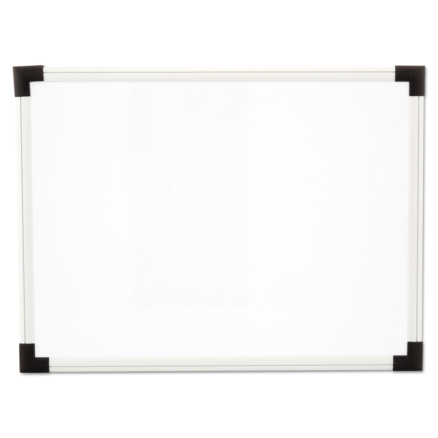  Universal UNV43722 Dry Erase Board, Melamine, 24 x 18, White, Black/Gray, Aluminum/Plastic Frame (UNV43722) 