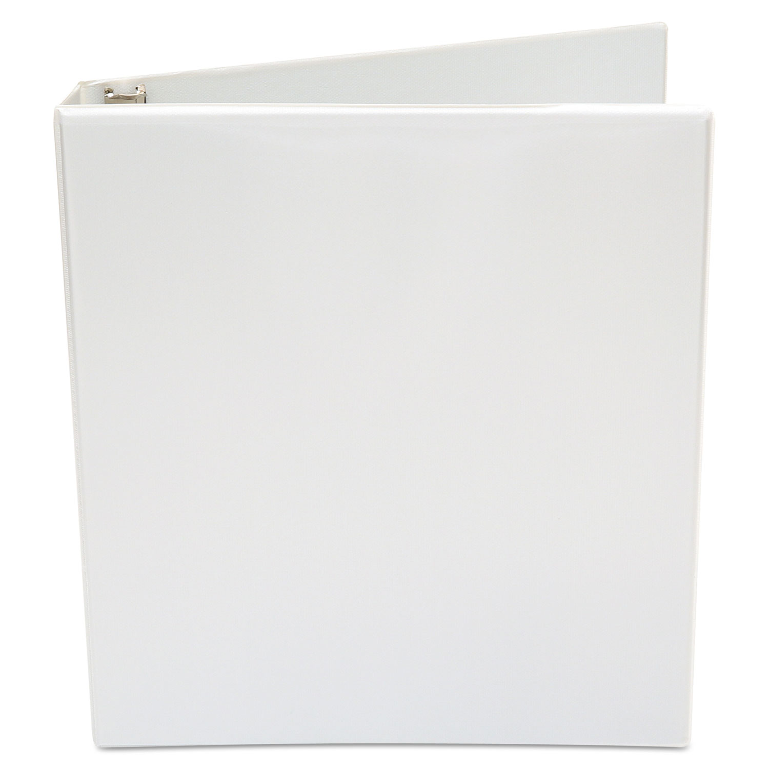 Deluxe Round Ring View Binder, 1 Capacity, White