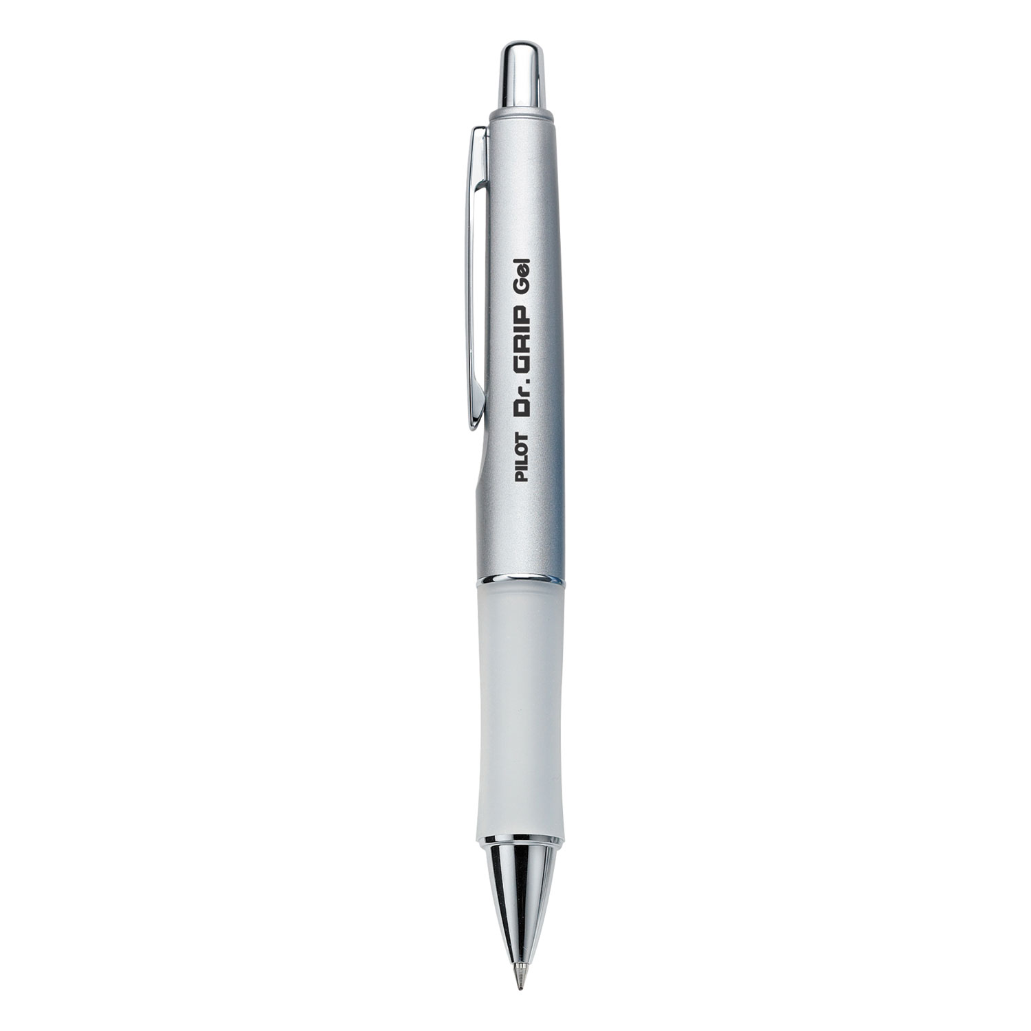  Pilot 36272 Dr. Grip Limited Retractable Gel Pen, Fine 0.7mm, Black Ink, Platinum Barrel (PIL36272) 