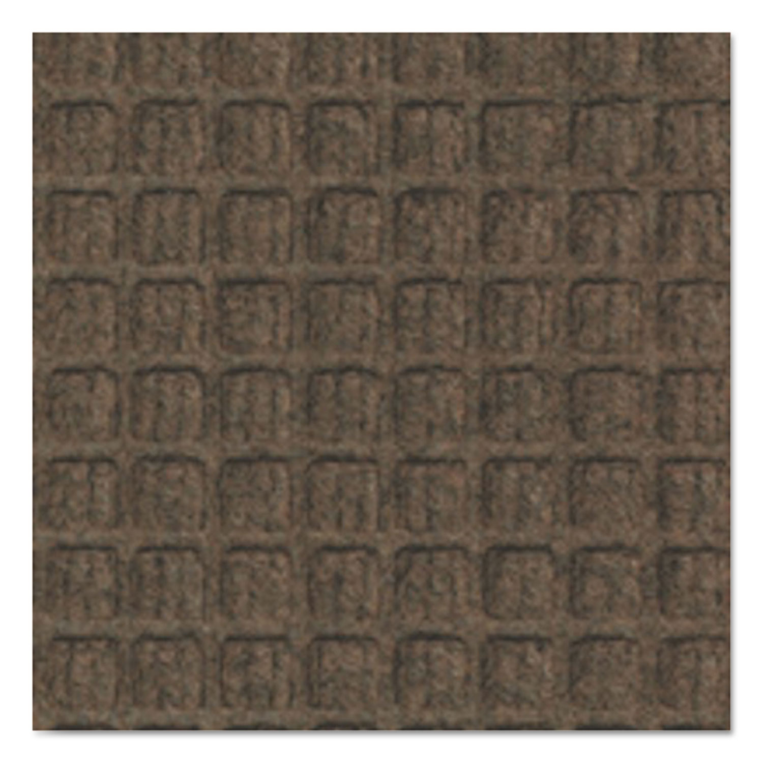 Super-Soaker Wiper Mat w/Gripper Bottom, Polypropylene, 34 x 119, Dark Brown