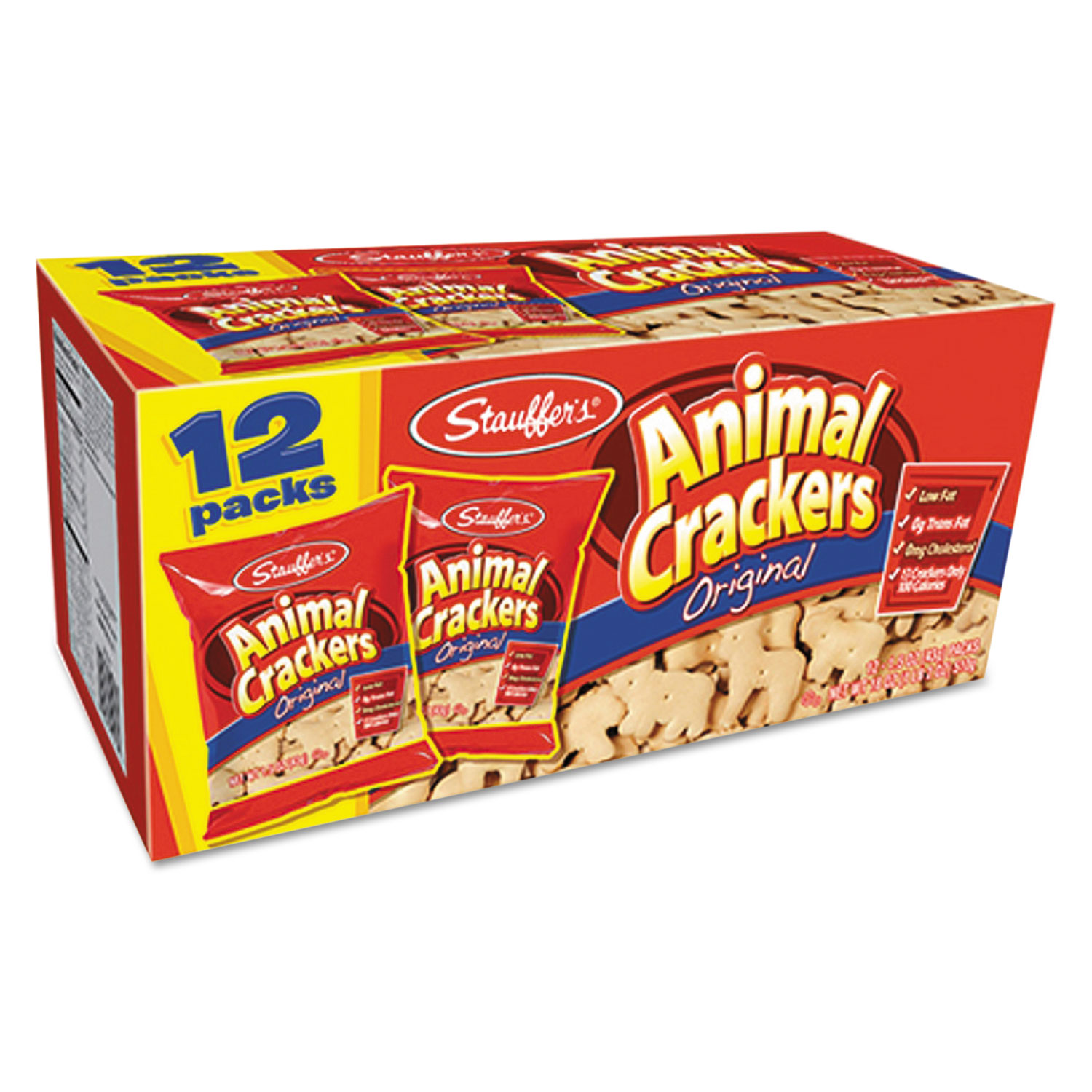  Stauffer's FLE11017 Animal Crackers, 1.5 oz Bag, 12/Box (SFF11017) 