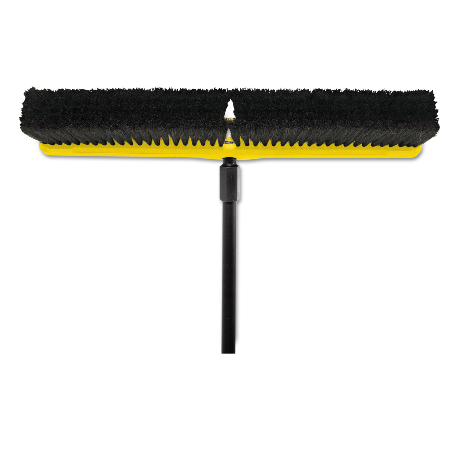 Fine Floor Sweeper, Tampico/Horsehair, 24Brush, 3Bristles, Black, 12/Carton