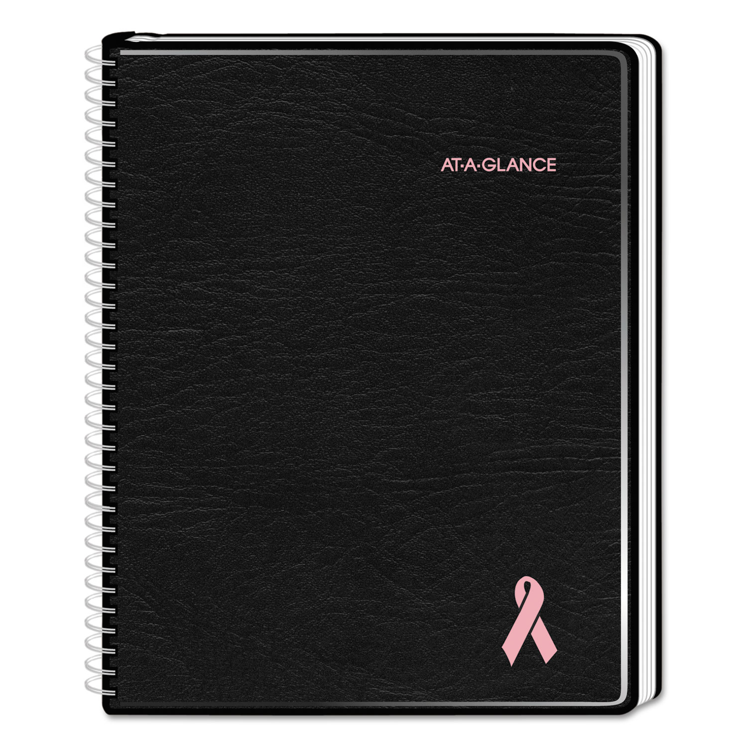 QuickNotes Special Edition Monthly Planner, 6 7/8 x 8 3/4, Black/Pink, 2018