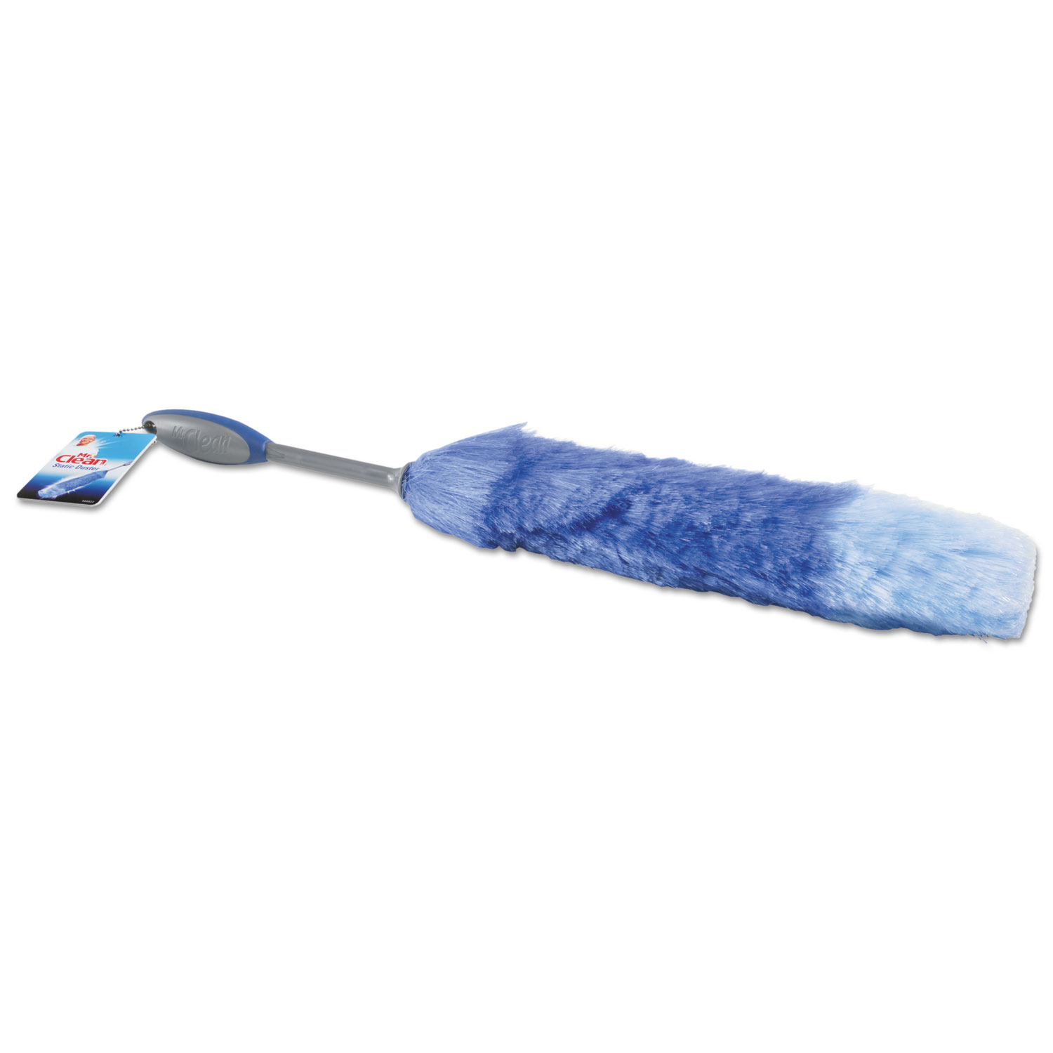 Electrostatic Long Duster, Blue/Gray, 2 Bristle, 9 1/2 Handle