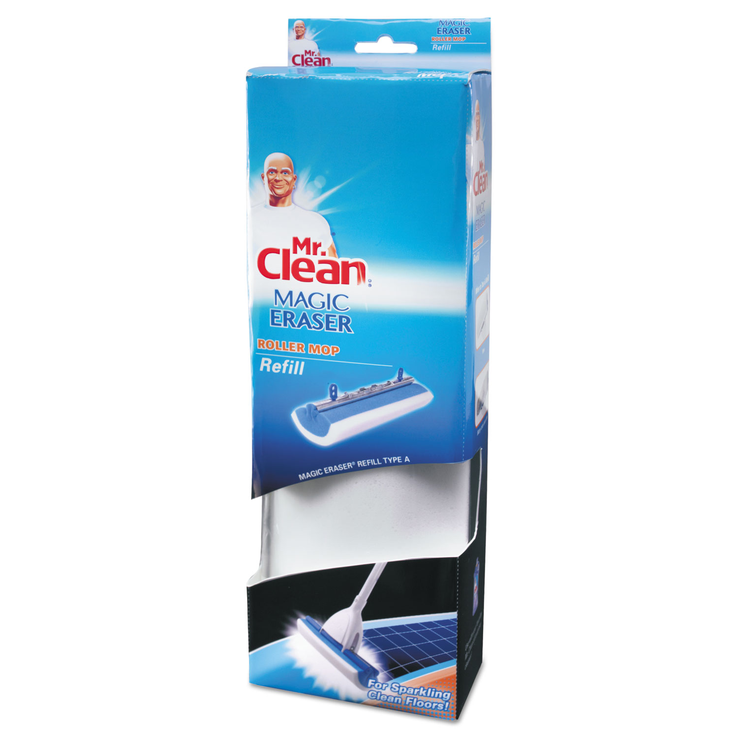  Mr. Clean 446841 Magic Eraser Roller Mop Refill, Foam, 11 1/2 x 3 3/4 x 2 1/4, White/Blue (BUT446841) 