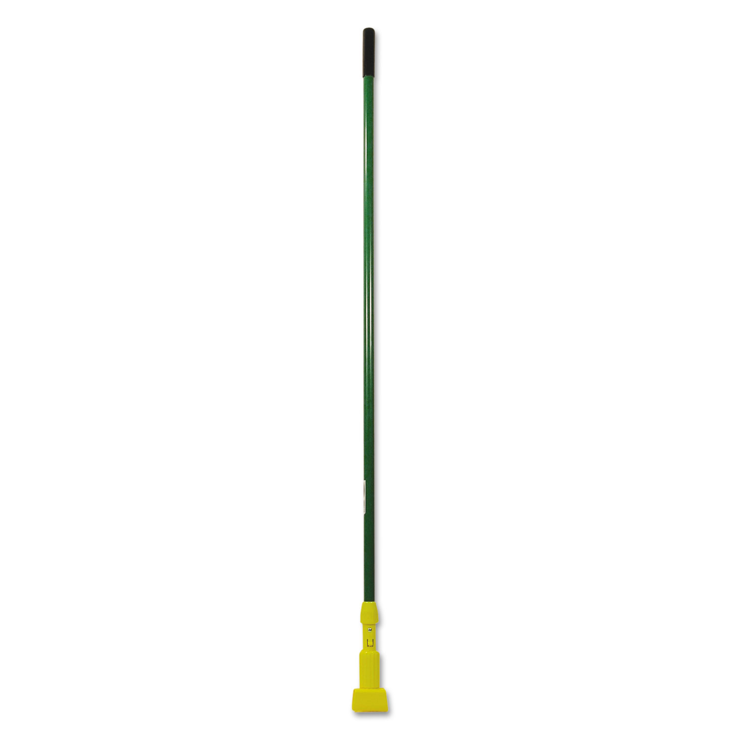  Rubbermaid Commercial FGH24600GR00 Gripper Fiberglass Mop Handle, 60, Green/Yellow (RCPH246GRE) 