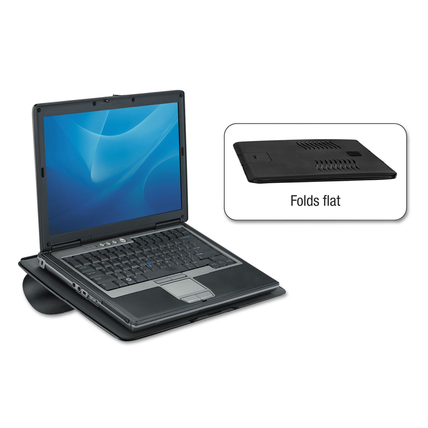  Fellowes 8030401 Laptop Riser, Non-Skid, 15 x 10 3/4 x 5/16, Black (FEL8030401) 