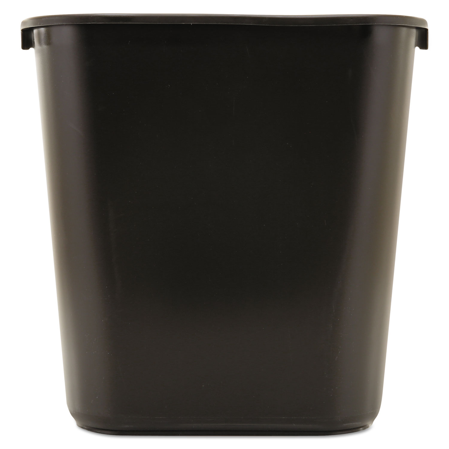  Rubbermaid Commercial FG295600BLA Deskside Plastic Wastebasket, Rectangular, 7 gal, Black (RCP295600BK) 