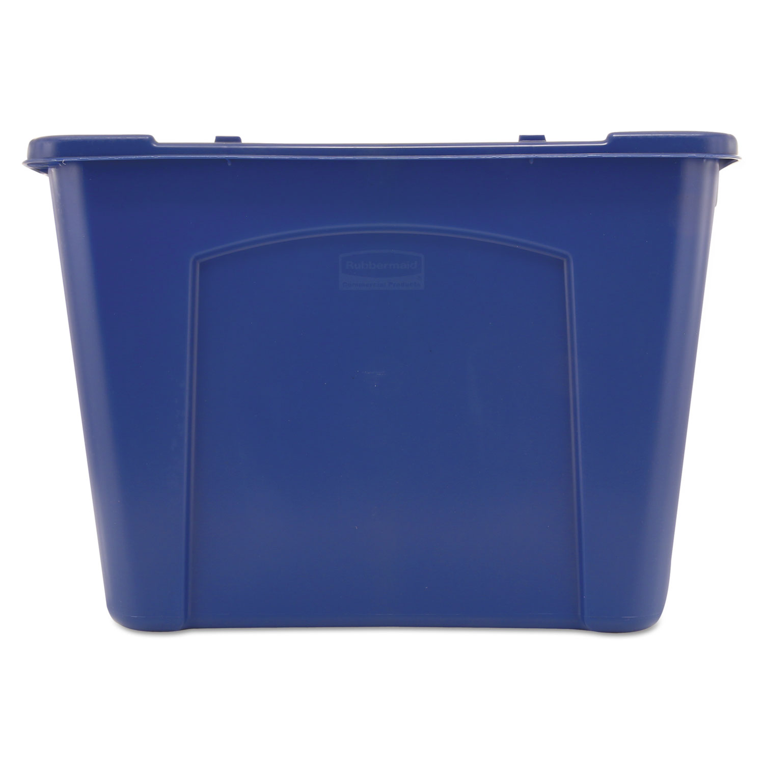 Details about   Rubbermaid Commercial Stacking Recycle Bin Rectangular Polyethylene 14gal Blue 