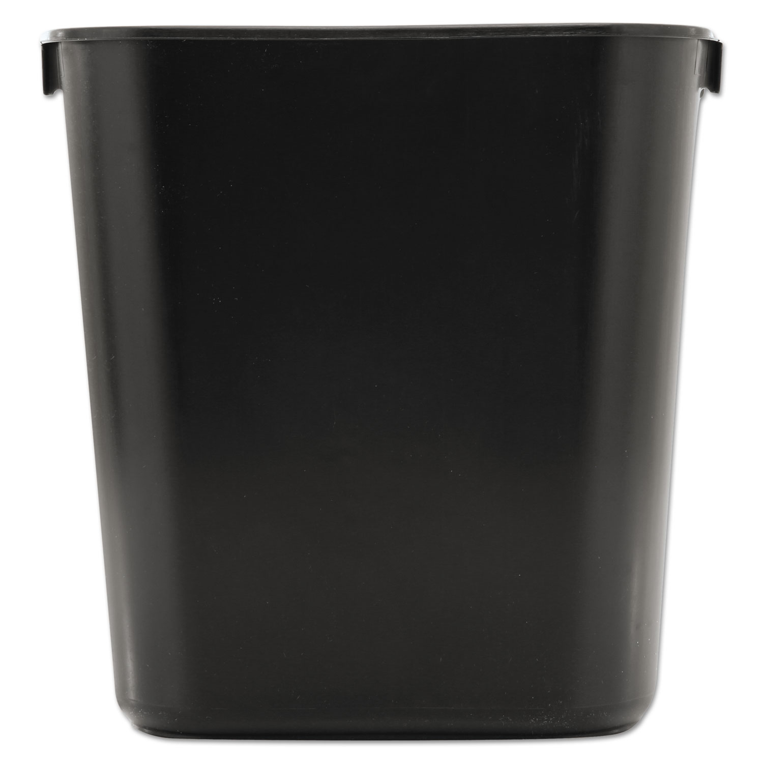  Rubbermaid Commercial FG295500BLA Deskside Plastic Wastebasket, Rectangular, 3.5 gal, Black (RCP295500BK) 