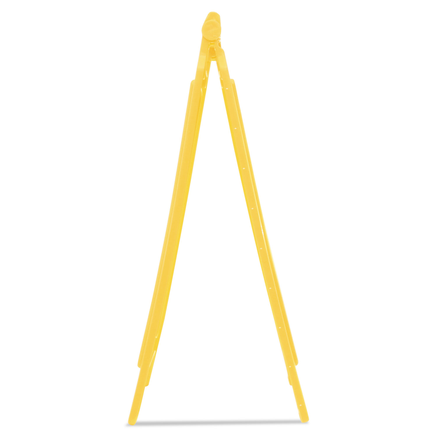 Caution Wet Floor Floor Sign, Plastic, 11 x 12 x 25, Bright Yellow, 6/Carton