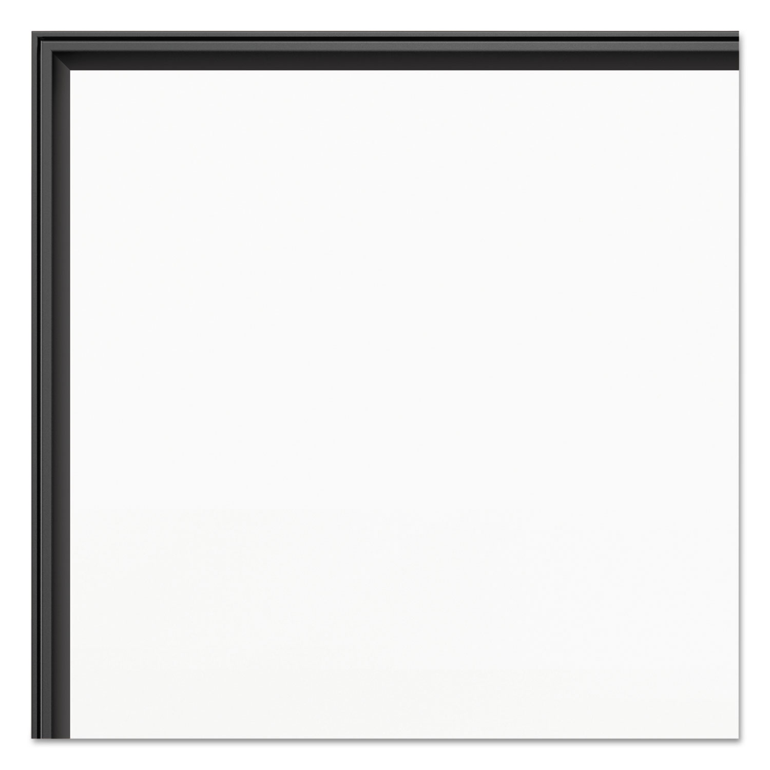 Fusion Nano-Clean Magnetic Whiteboard, 72 x 48, Black Frame