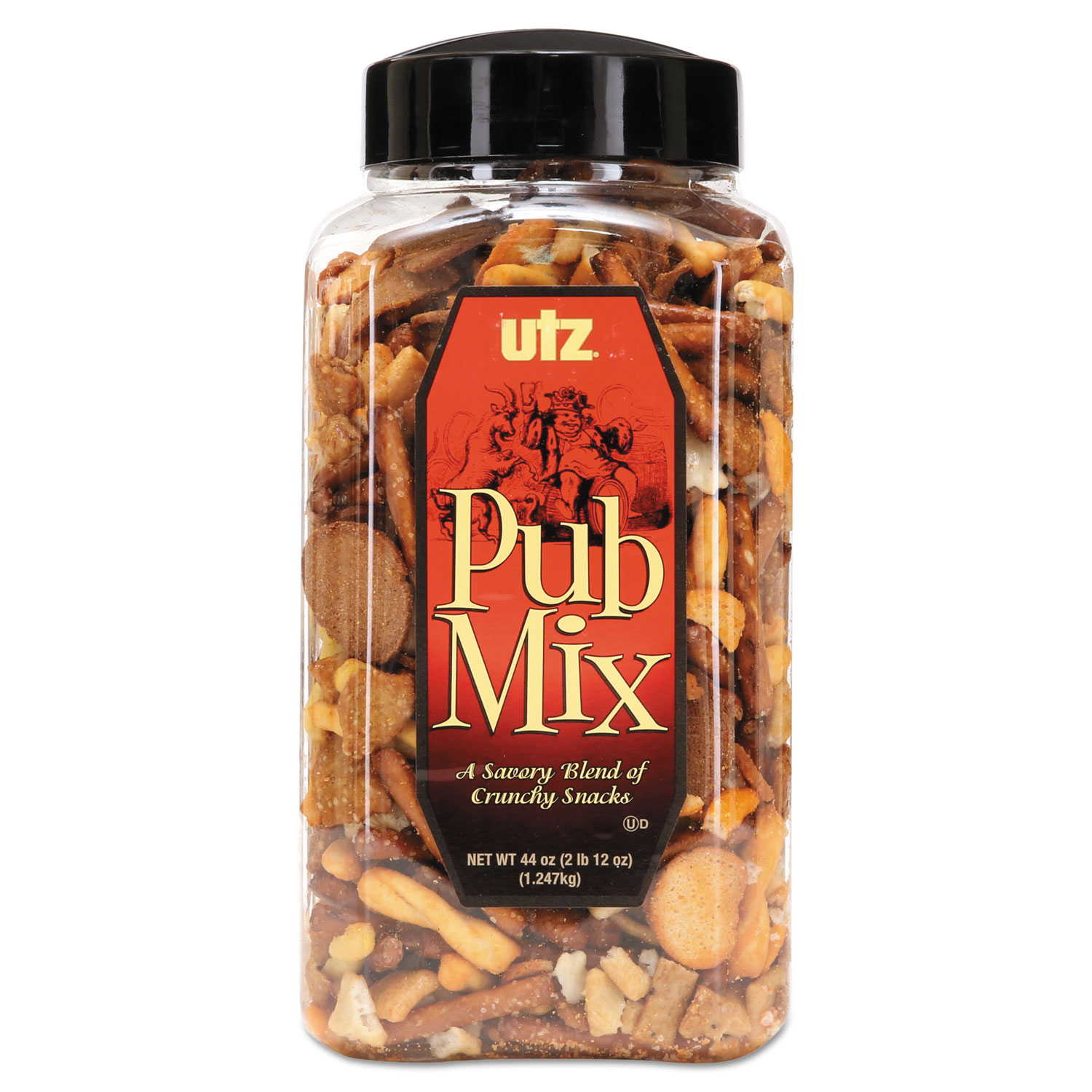  Utz 827612 Pub Mix, 44 oz Container (UTZ827612) 