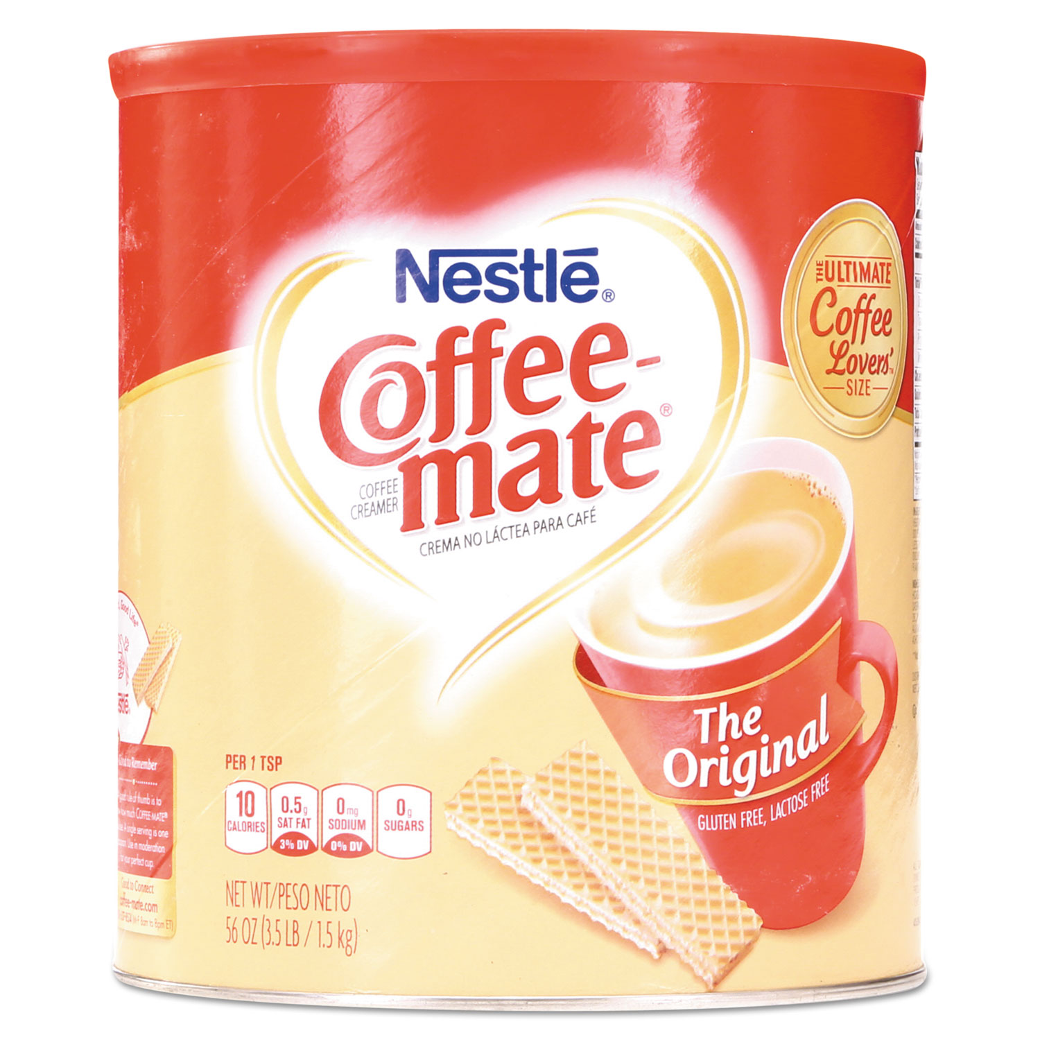  Coffee-mate 824802 Non-Dairy Powdered Creamer, Original, 56 oz Canister (NES824802) 