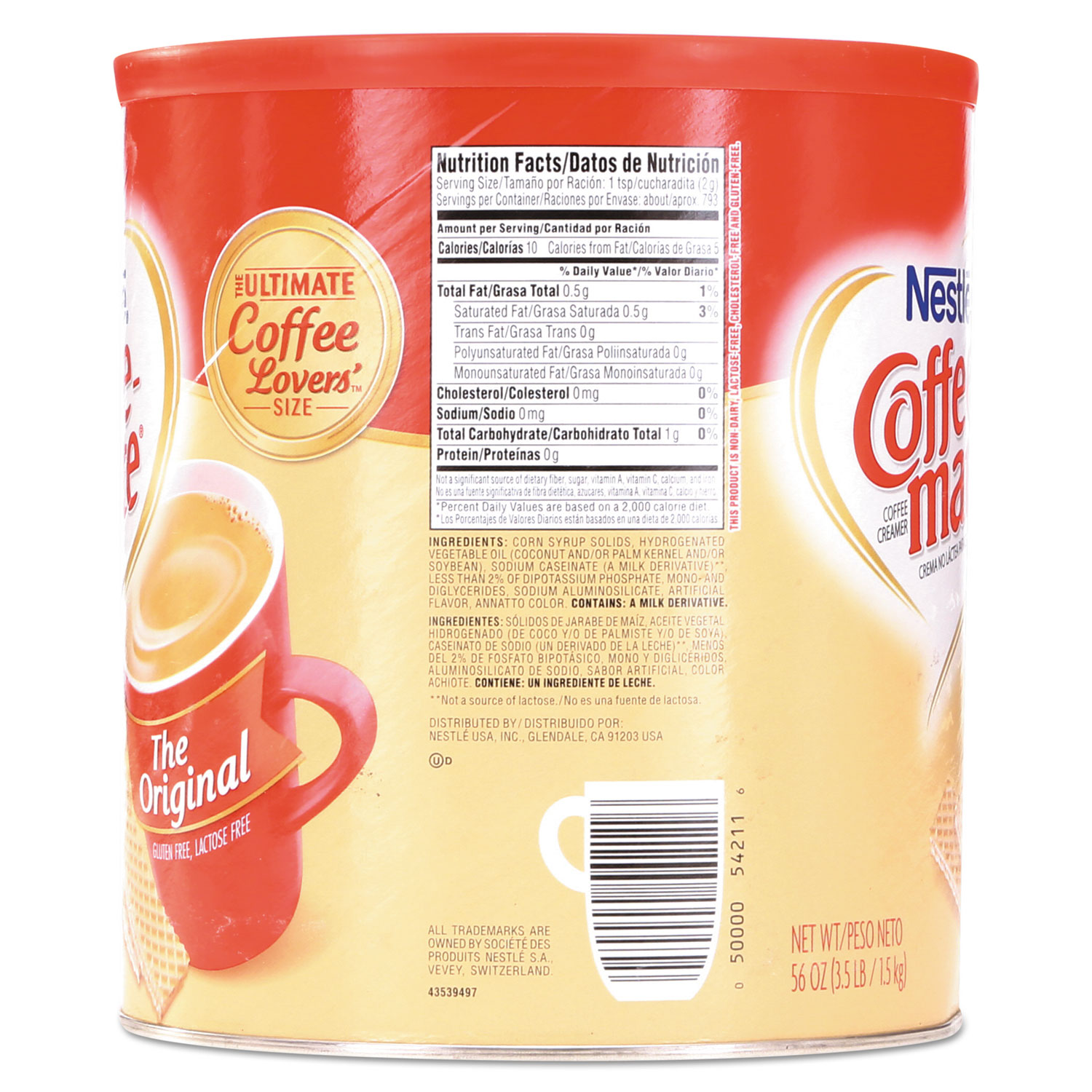 Download Non-Dairy Powdered Creamer by Coffee-mate® NES824802 ...