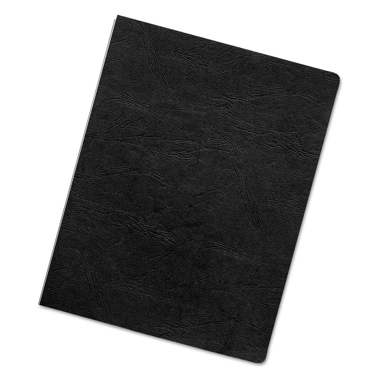  Fellowes 52149 Executive Leather-Like Presentation Cover, Round, 11-1/4 x 8-3/4, Black, 200/PK (FEL52149) 